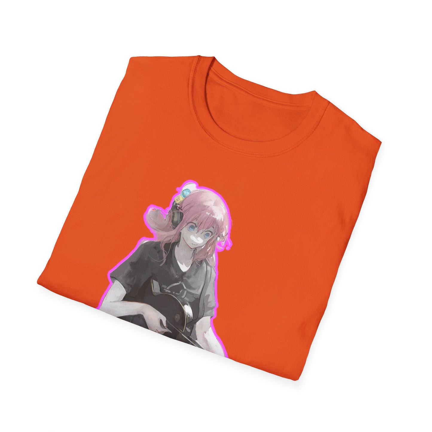Cool Gamer Girl T-Shirt, Anime Tee, Unisex Softstyle Shirt for Game Lovers, Gift for Birthdays, Casual Wear, Fun Streetwear