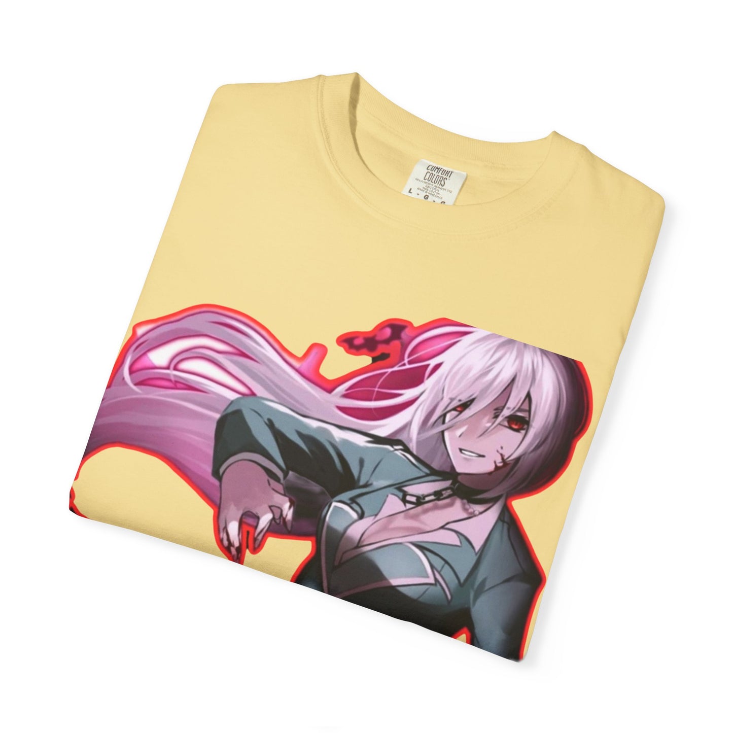 Anime-Themed T-Shirt Featuring Bold Artwork