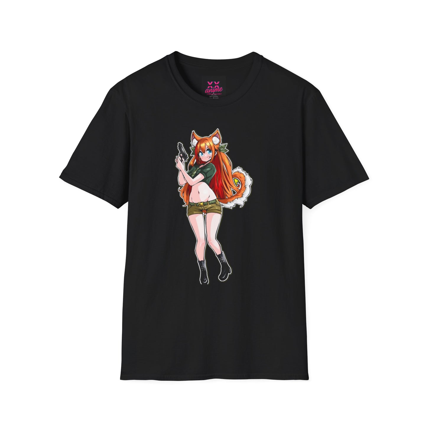 Anime lewd Graphic Tee, Casual Unisex T-Shirt, Trendy Character Shirt, Cute Gift for Anime Lovers, Streetwear for Fans