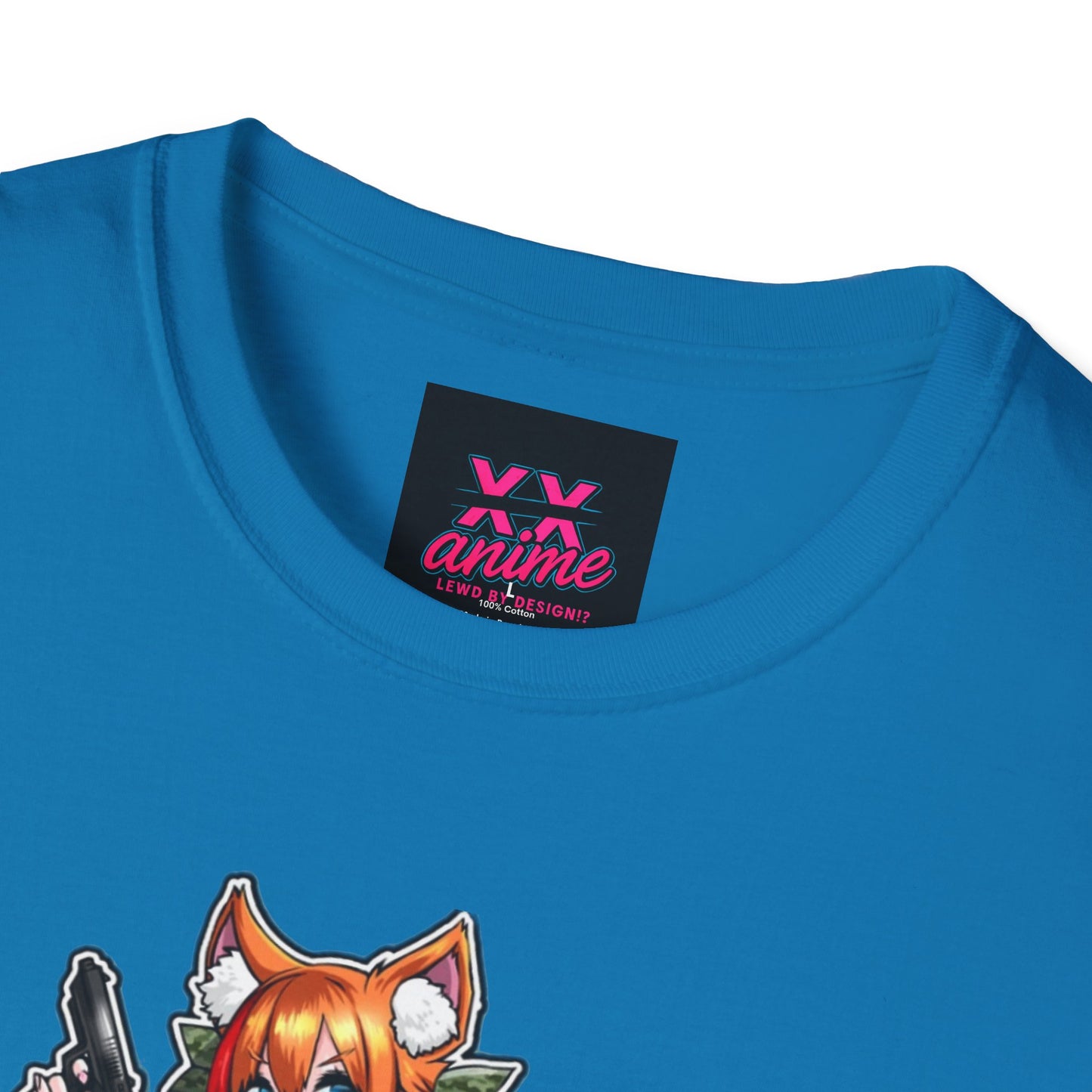 Anime lewd Graphic Tee, Casual Unisex T-Shirt, Trendy Character Shirt, Cute Gift for Anime Lovers, Streetwear for Fans