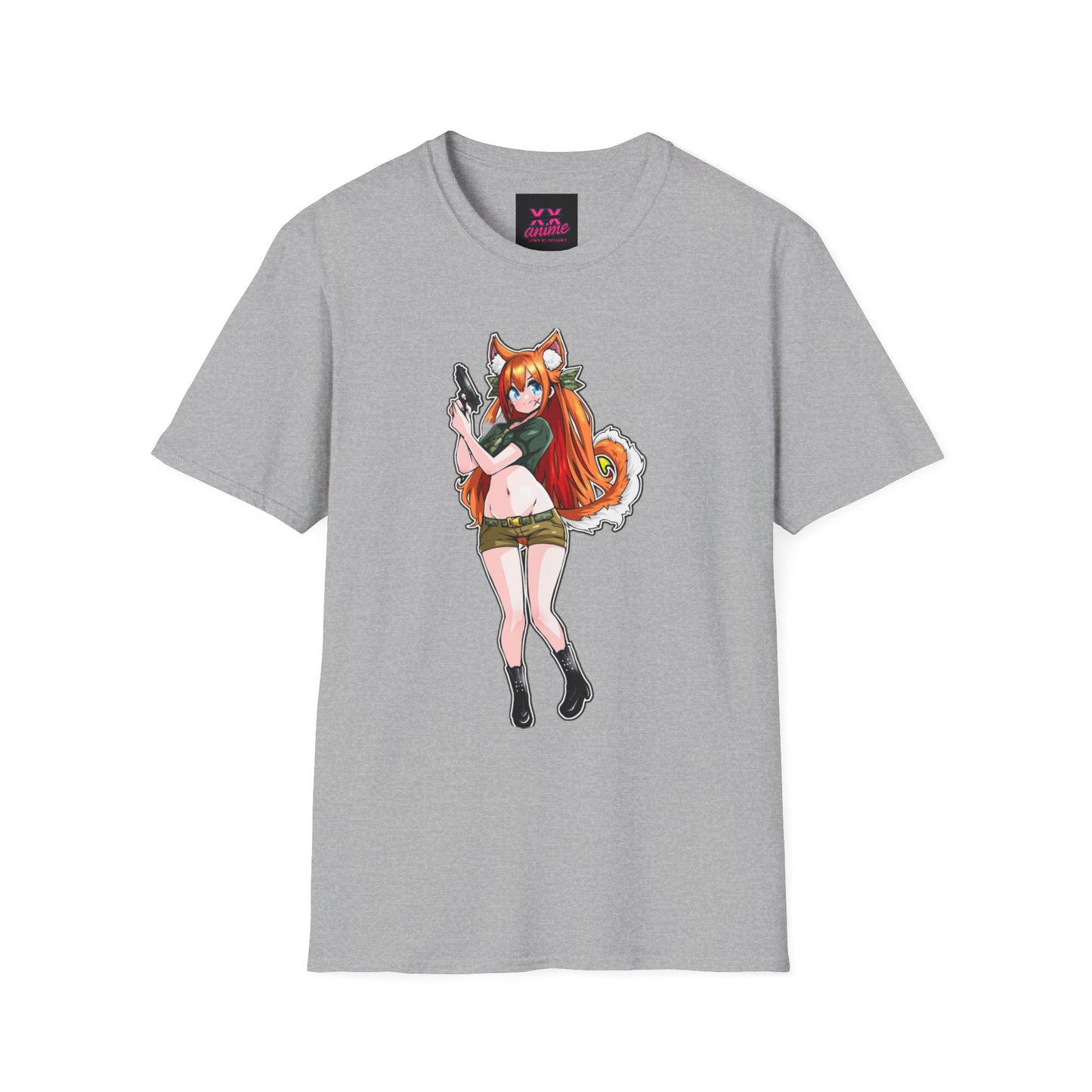 Anime lewd Graphic Tee, Casual Unisex T-Shirt, Trendy Character Shirt, Cute Gift for Anime Lovers, Streetwear for Fans