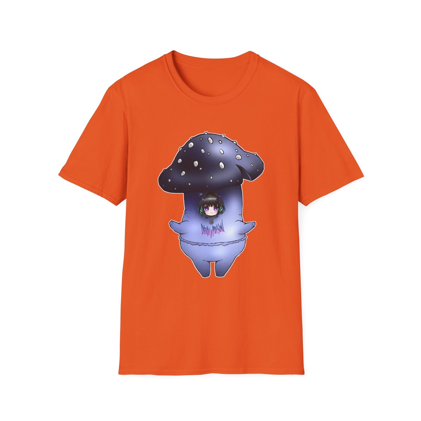 Whimsical Mushroom T-Shirt | Cute Graphic Tee, Softstyle Tee for Festivals, Gifts, Casual Wear, Unisex Apparel