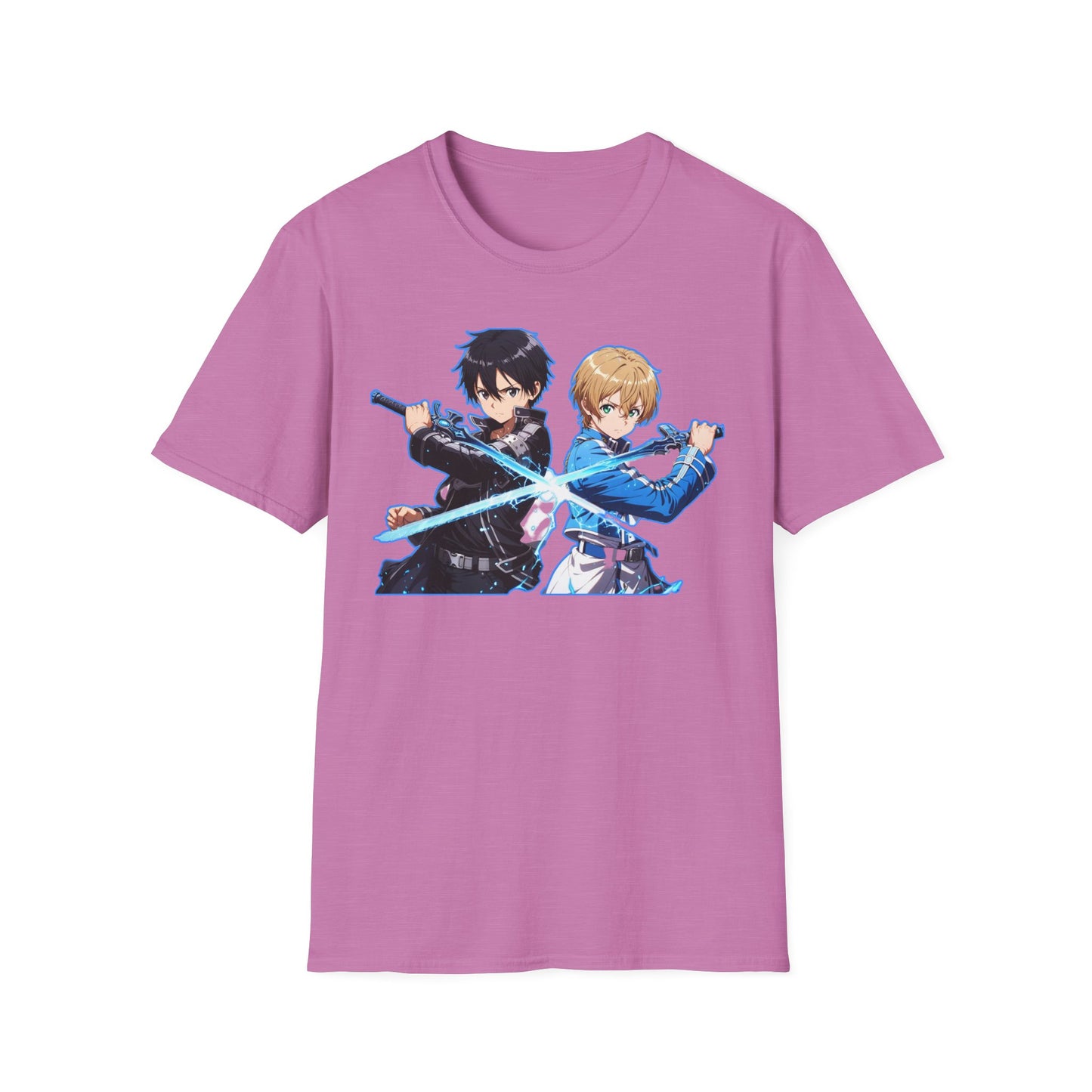 Anime-Inspired sao 10 Unisex Softstyle T-Shirt, Casual Wear, Gift for Otaku, Birthday Present, Soft Graphic Tee