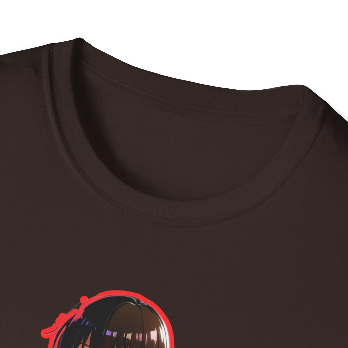 Cute Anime Graphic erased T-Shirt, Unisex Softstyle Tee for Fans, Cozy Everyday Wear, Perfect Gift for Teens, Anime Merchandise