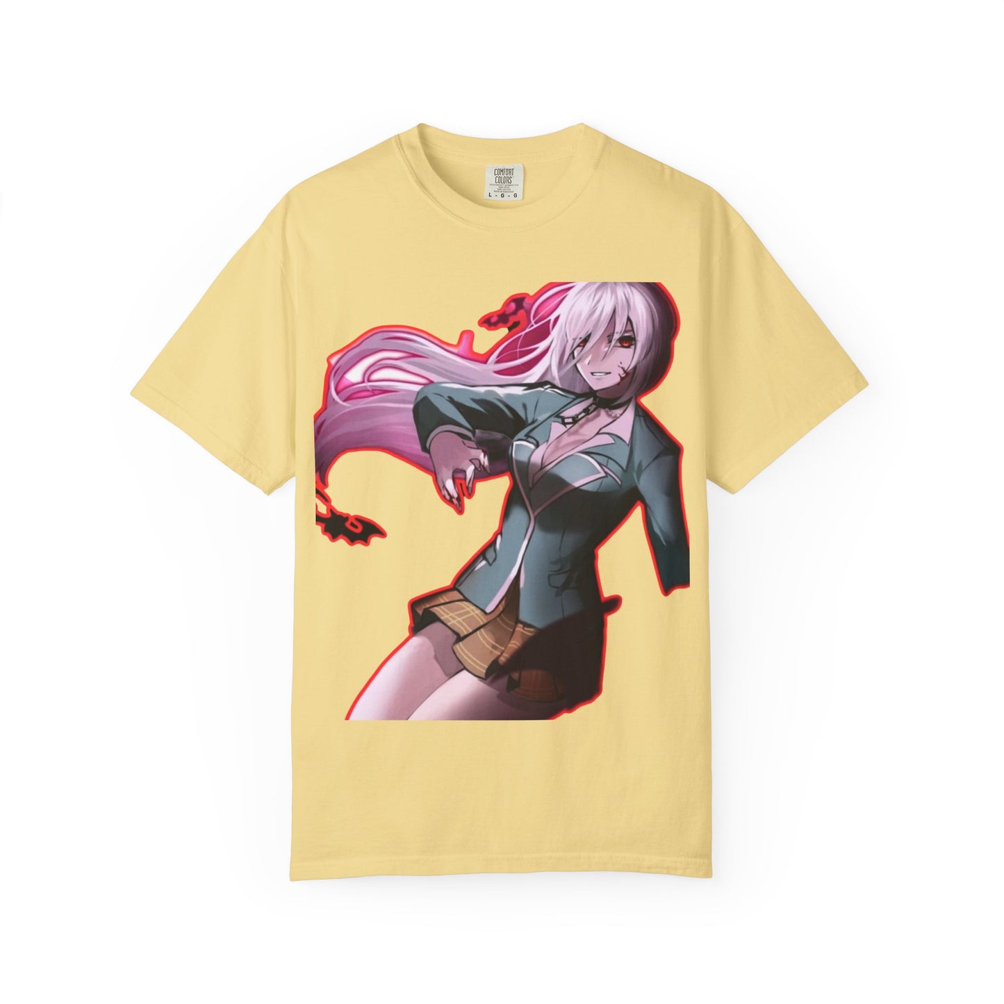 Anime-Themed T-Shirt Featuring Bold Artwork