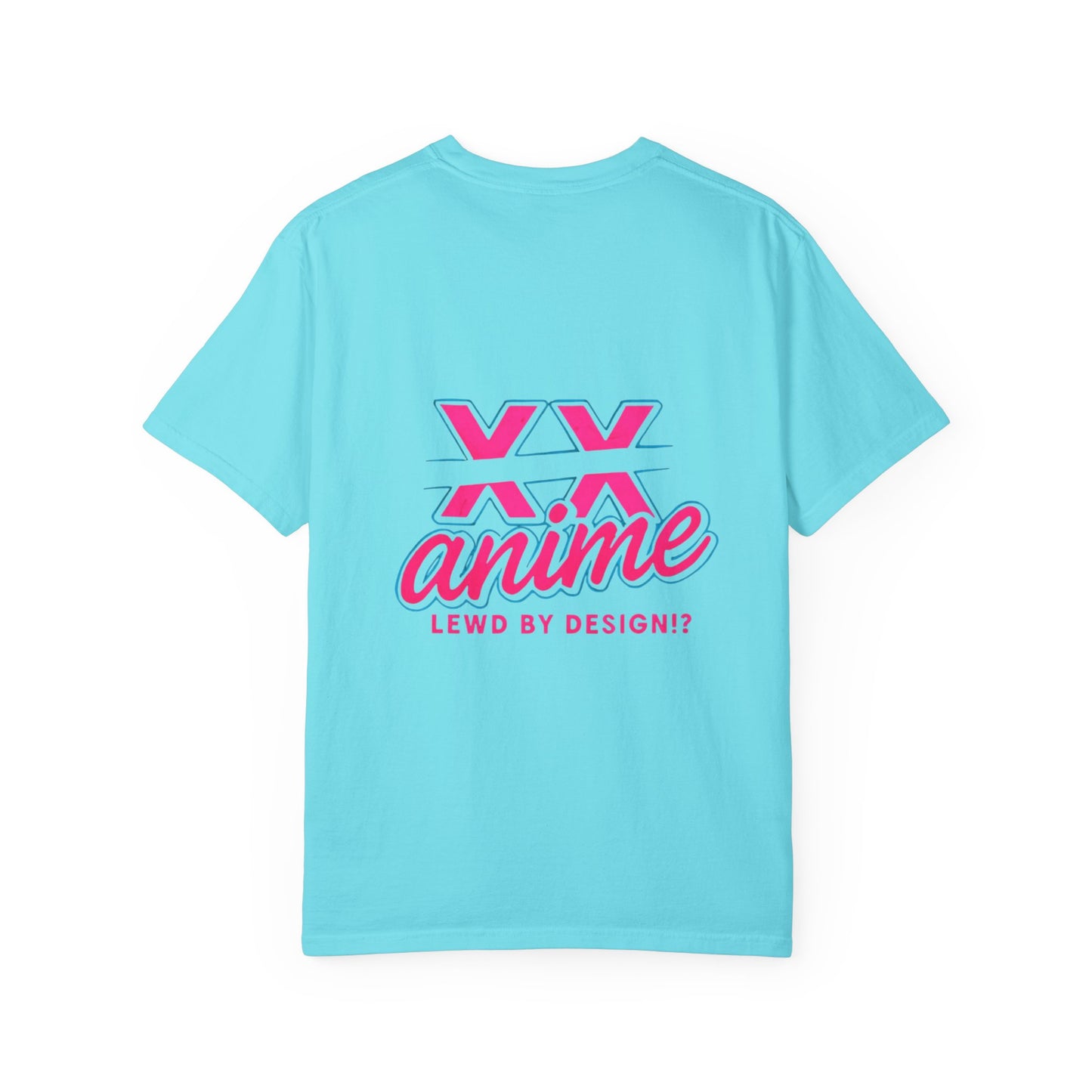Anime-Inspired lewd type Garment-Dyed T-shirt, Perfect for Anime Fans, Casual Wear, Gift for Holidays, Unique Streetwear Look, Comfortable Summer Tee