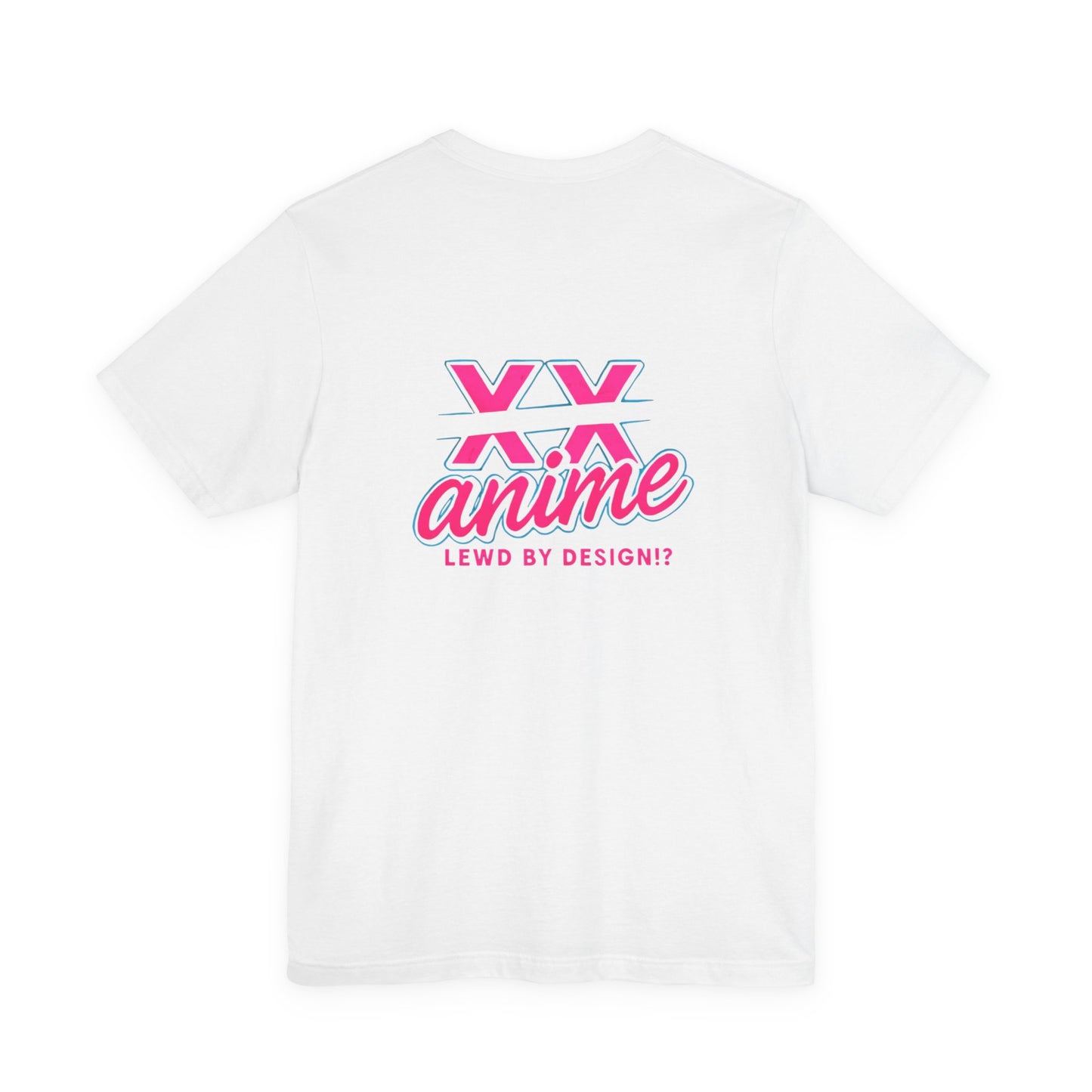 Lewd Anime-Themed Unisex Tee for Fans, Cute Graphic T-Shirt, Comfortable Everyday Wear, Perfect Gift for Anime Lovers, Stylish Casual Top