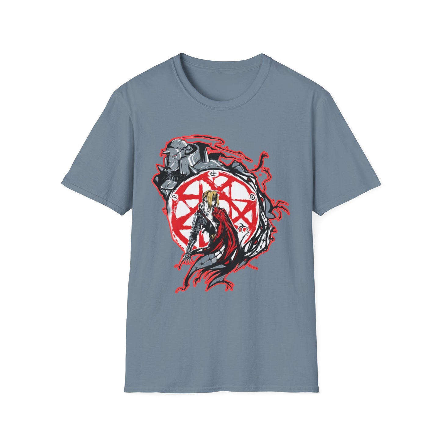 Unisex Graphic Tee fma - Vintage Norse Mythology Design, Casual Wear, Gift for Fans, Birthday, Everyday Style, Cosplay