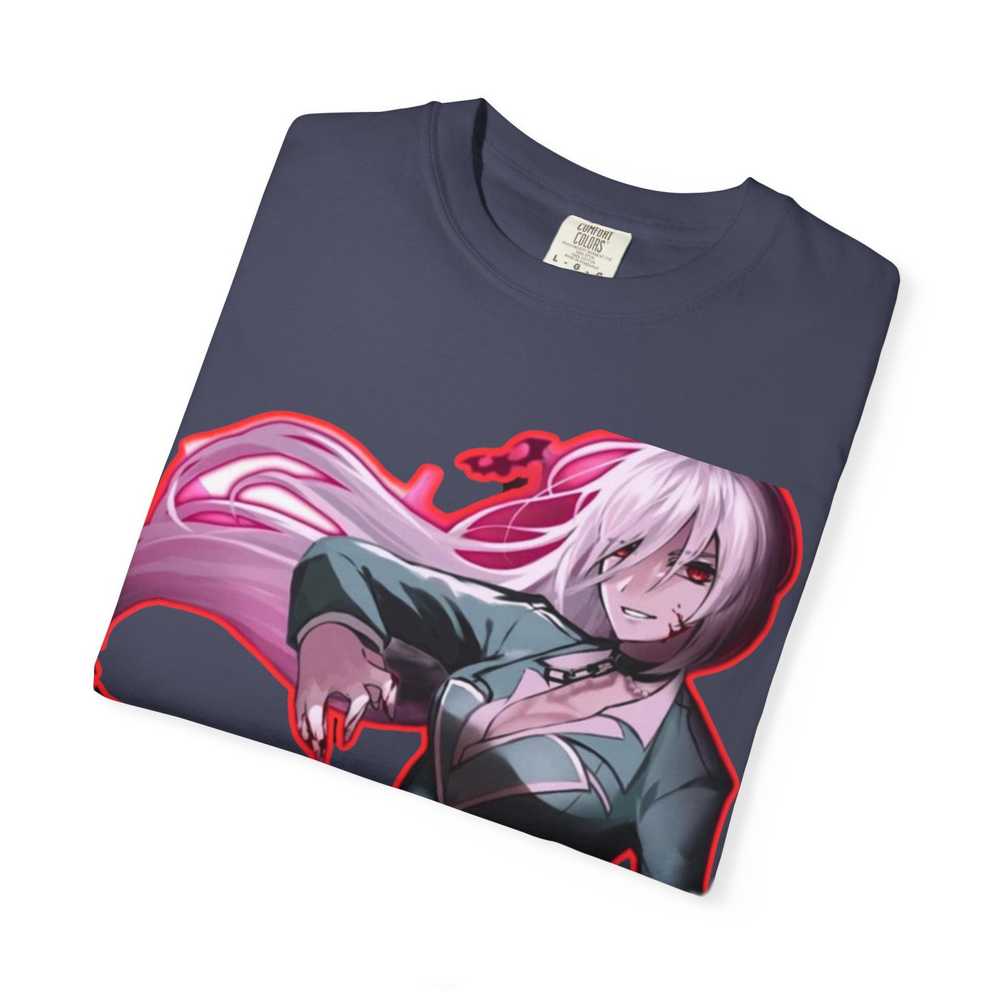 Anime-Themed T-Shirt Featuring Bold Artwork