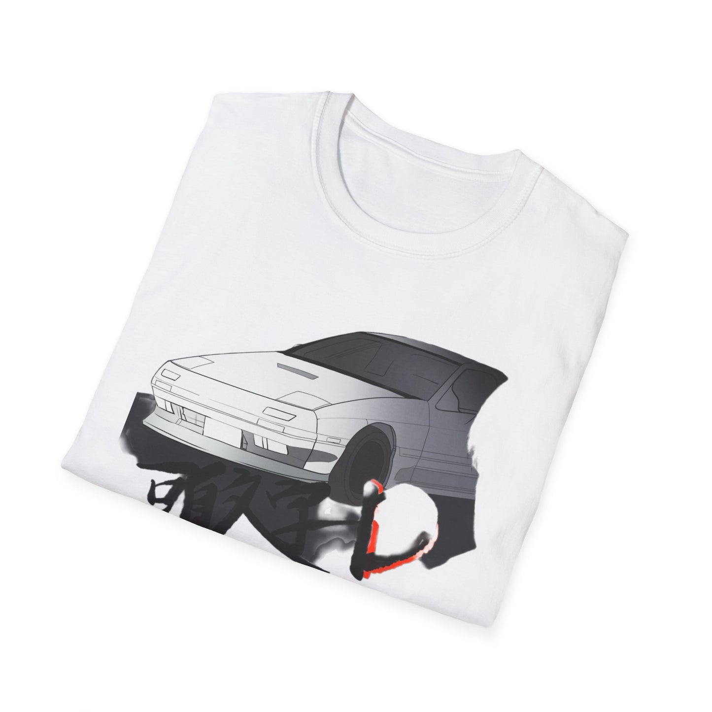 Cool Car Graphic initial D Unisex Tee, Softstyle T-Shirt for Auto Enthusiasts, Perfect Gift for Birthdays and Car Shows, Casual Everyday Wear