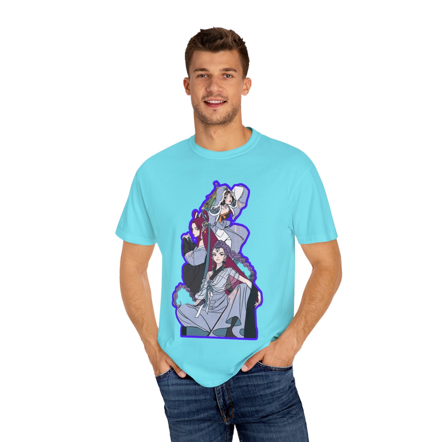 Anime-Inspired kpop Graphic Tee with Bold Text, Perfect for Fans of Japanese Culture, Casual Wear, Anime Conventions, Gift for Otaku