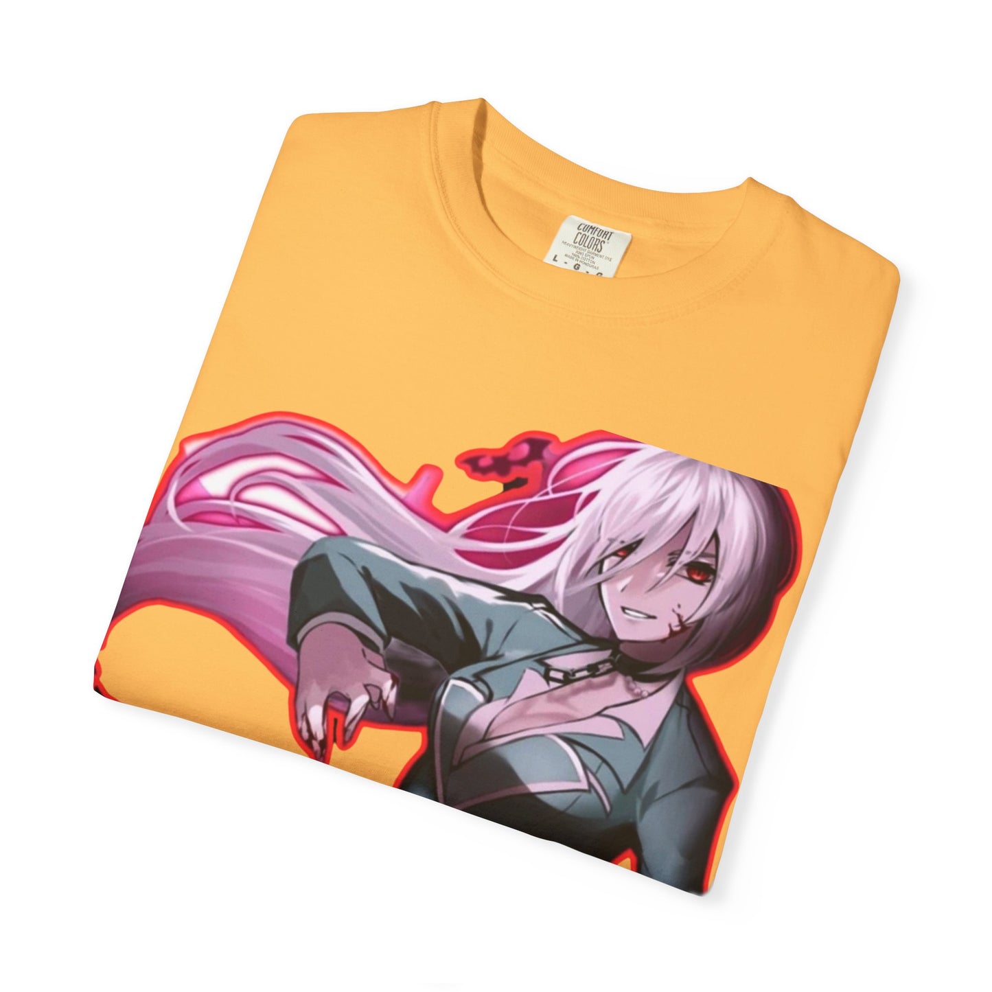 Anime-Themed T-Shirt Featuring Bold Artwork