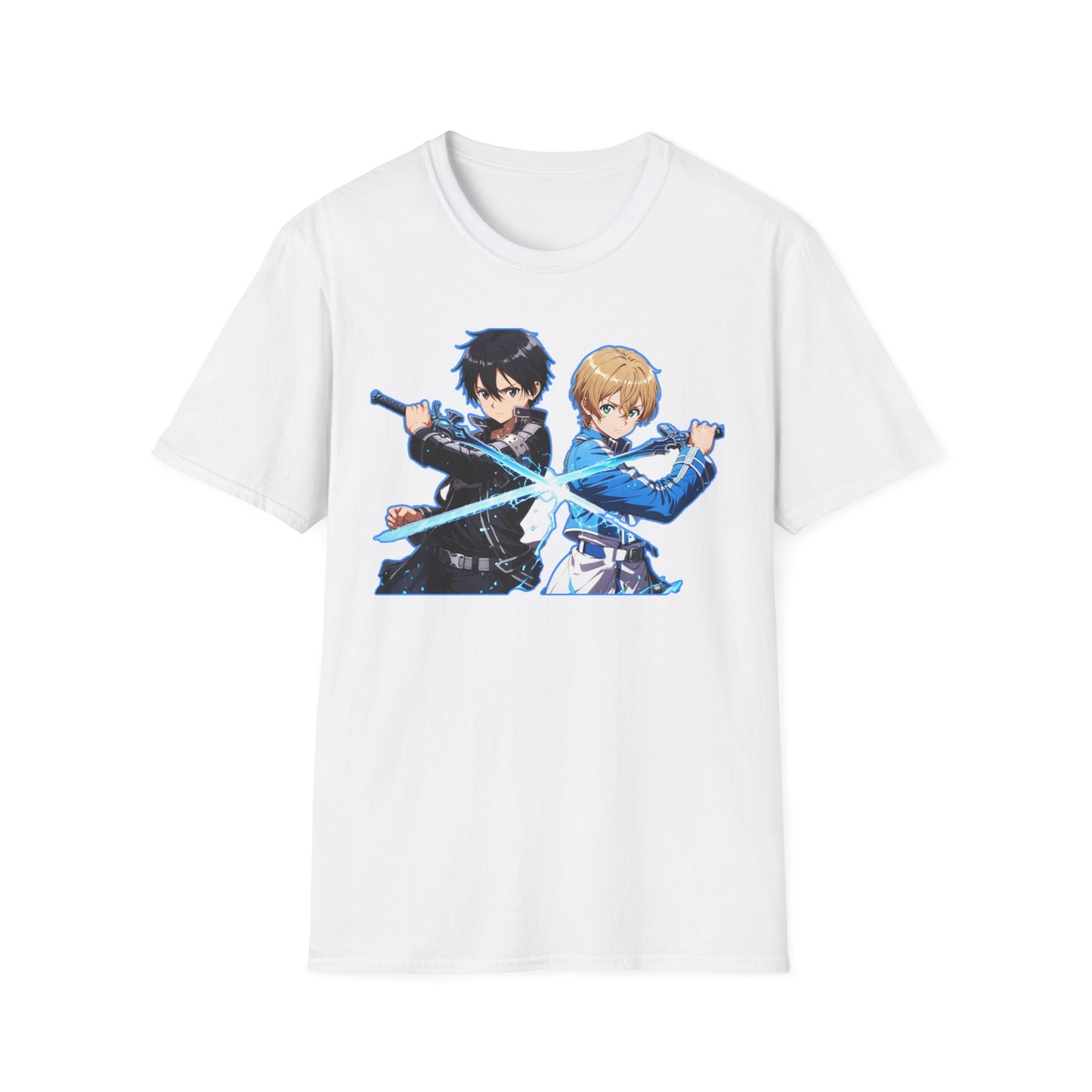 Anime-Inspired sao 10 Unisex Softstyle T-Shirt, Casual Wear, Gift for Otaku, Birthday Present, Soft Graphic Tee