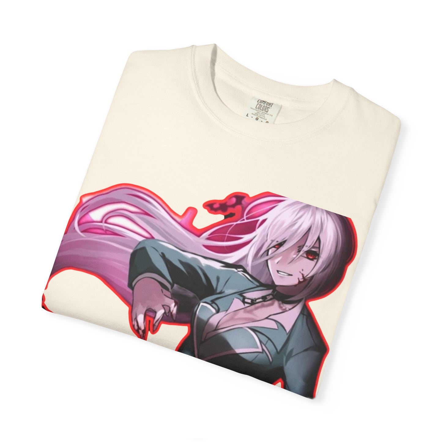 Anime-Themed T-Shirt Featuring Bold Artwork