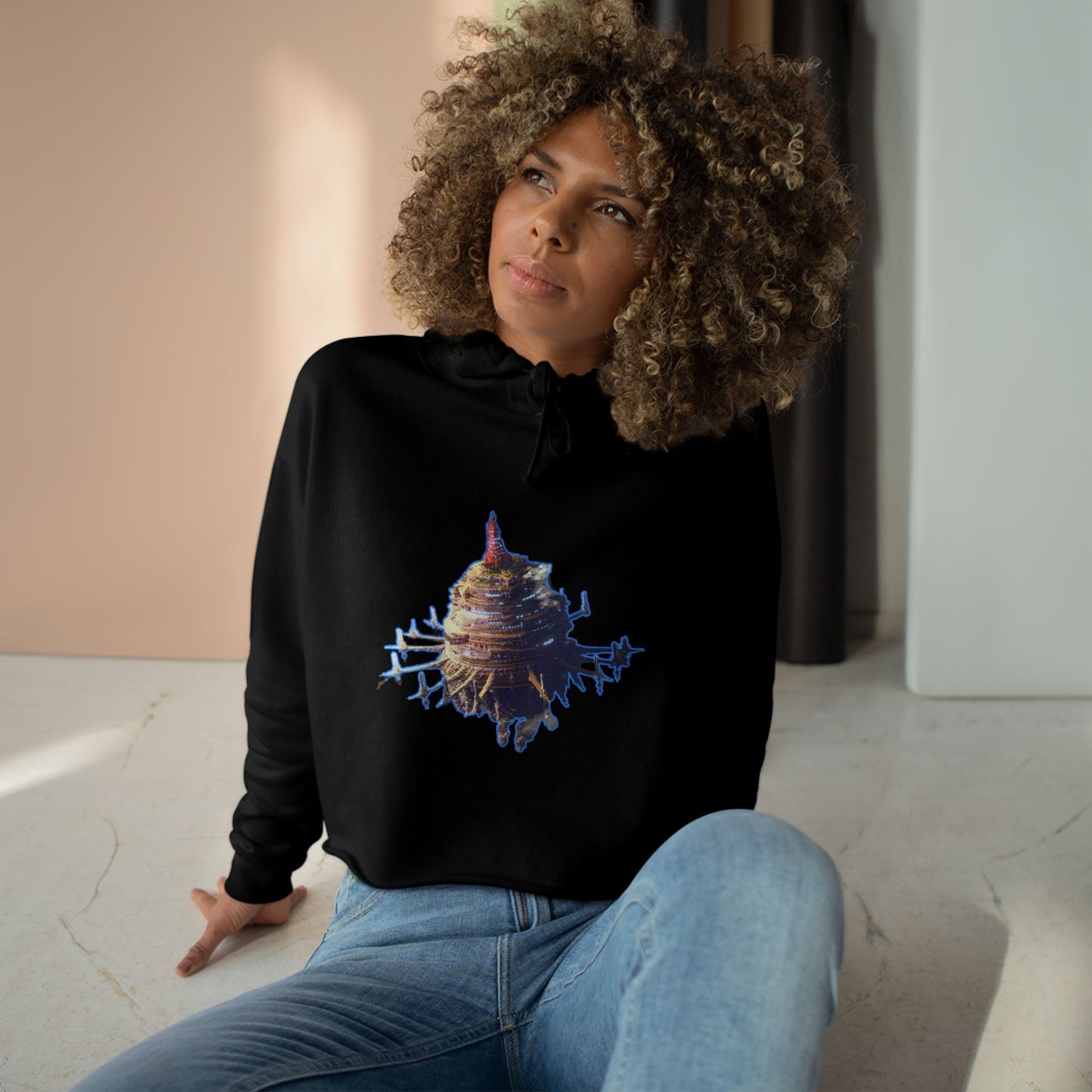 Trendy Crop Hoodie sao 1 with Unique Designs, Anime Aesthetic, Casual Streetwear, Gift for Fans, Fashion Statement