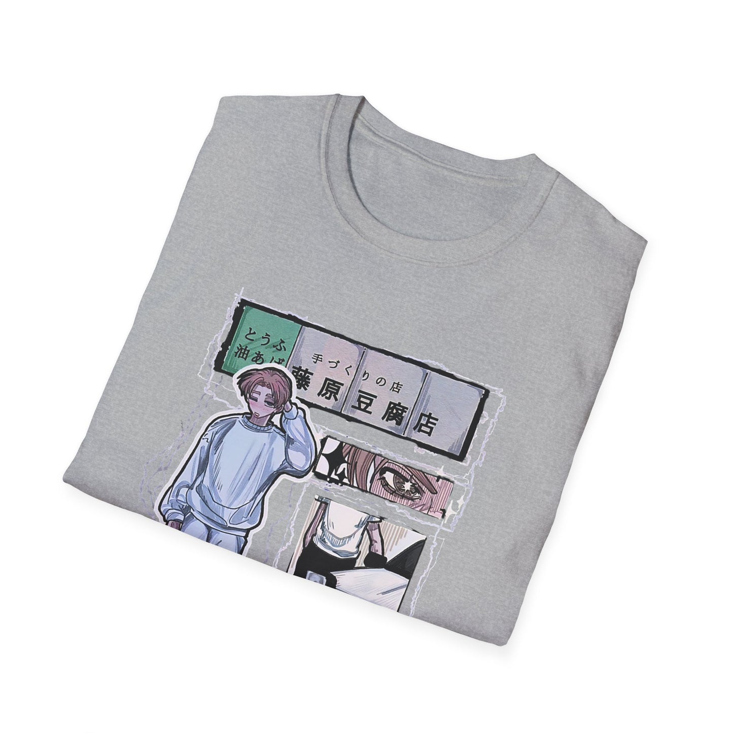 Whimsical Artistic initial D 10 Unisex Softstyle T-Shirt, Casual Wear, Graphic Tee, Creative Gift, Everyday Fashion, Unique Art Top