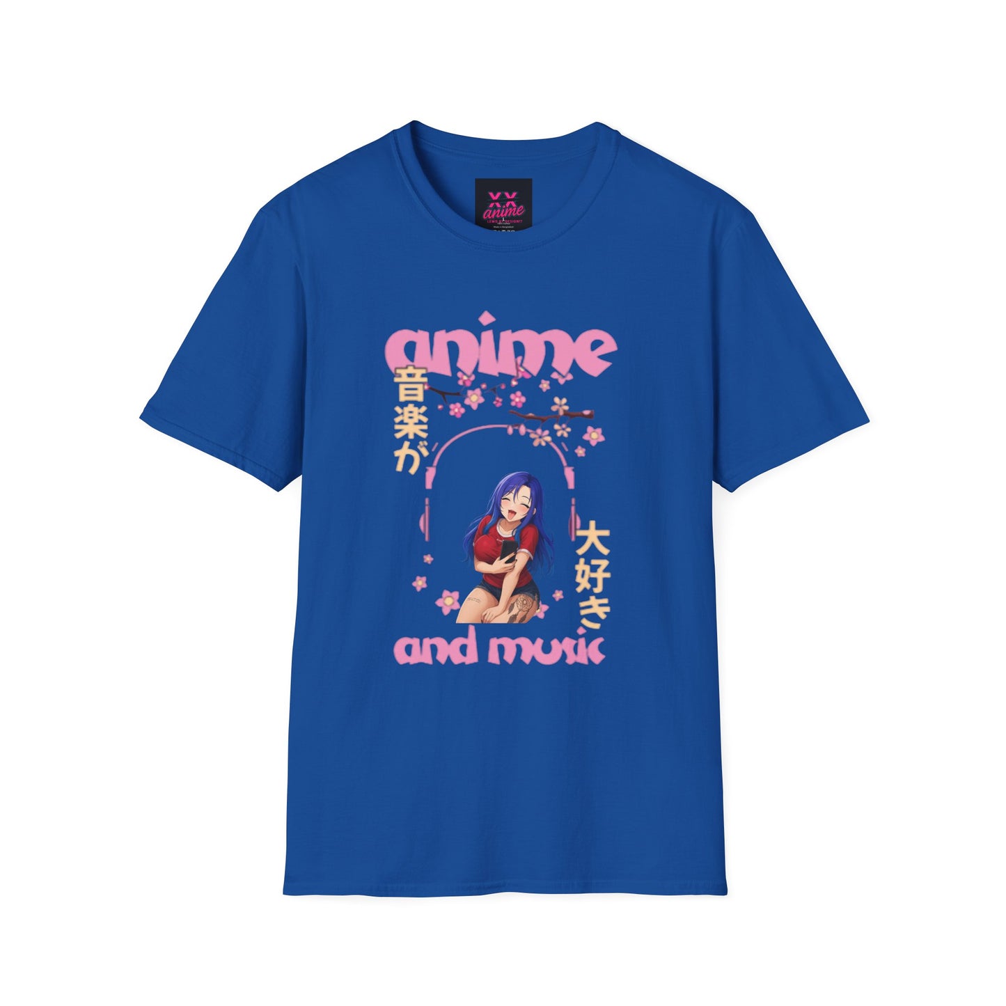 Anime Lover T-Shirt, Unisex Graphic Tee, Comfortable Casual Wear, Gift for Anime Fans, Unique Design for Conventions, Street Style Fashion