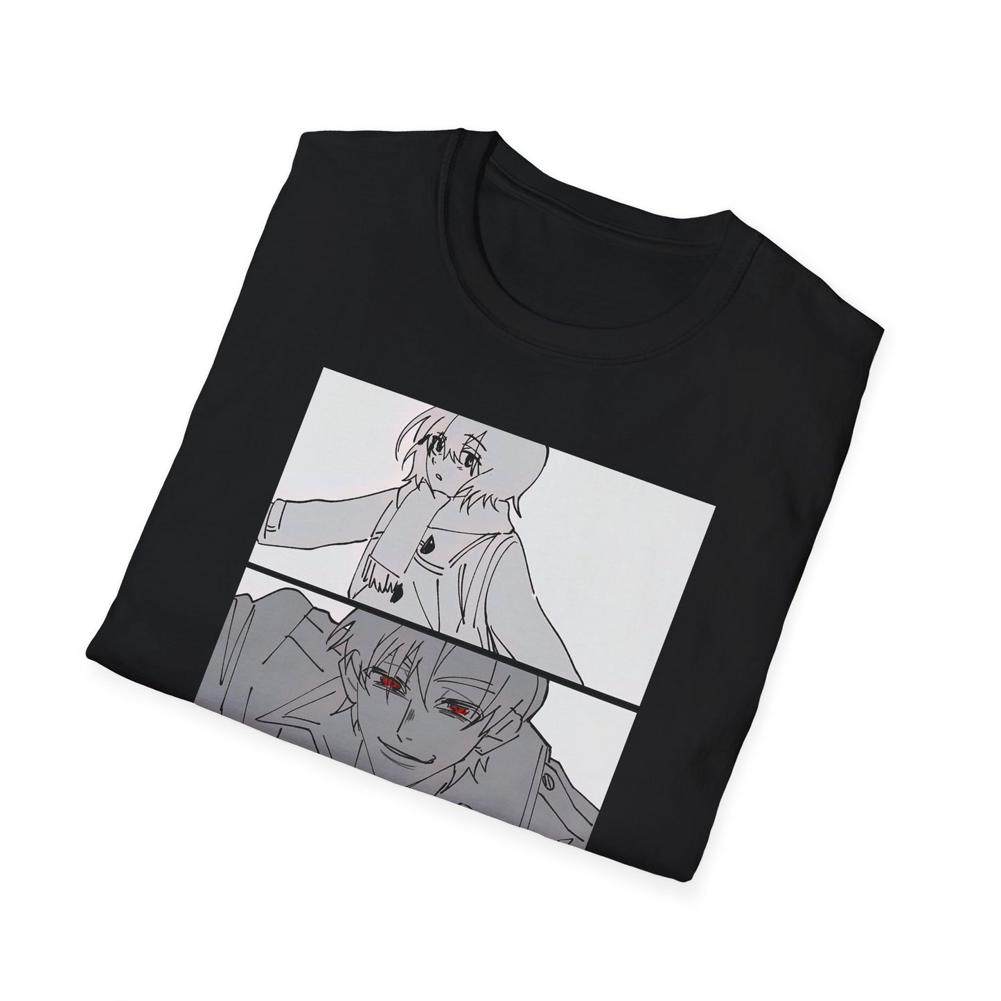 Artistic Unisex erased 2 T-Shirt - Graphic Tee for Anime Lovers, Casual Wear for Parties, Birthdays, and Comic Con