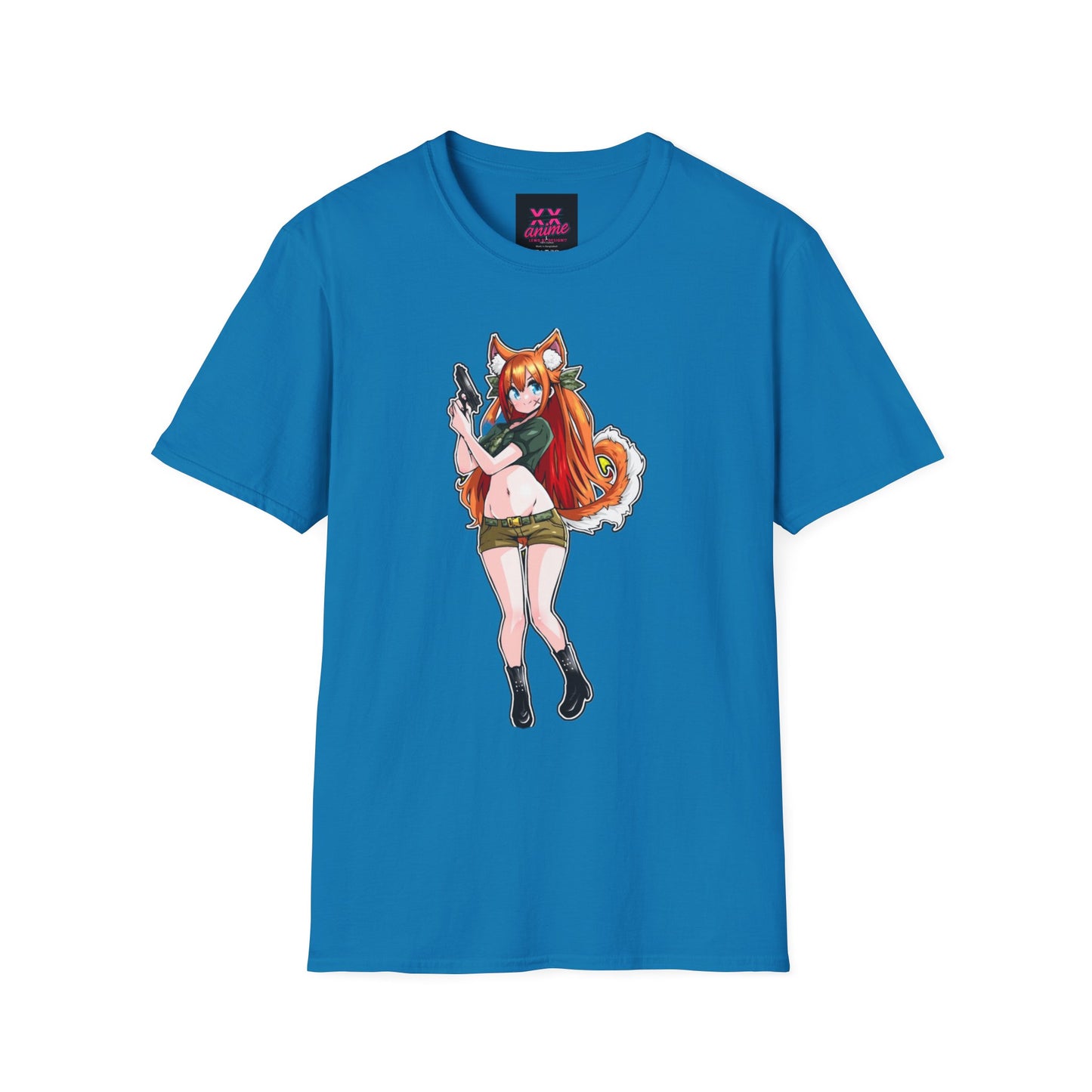 Anime lewd Graphic Tee, Casual Unisex T-Shirt, Trendy Character Shirt, Cute Gift for Anime Lovers, Streetwear for Fans