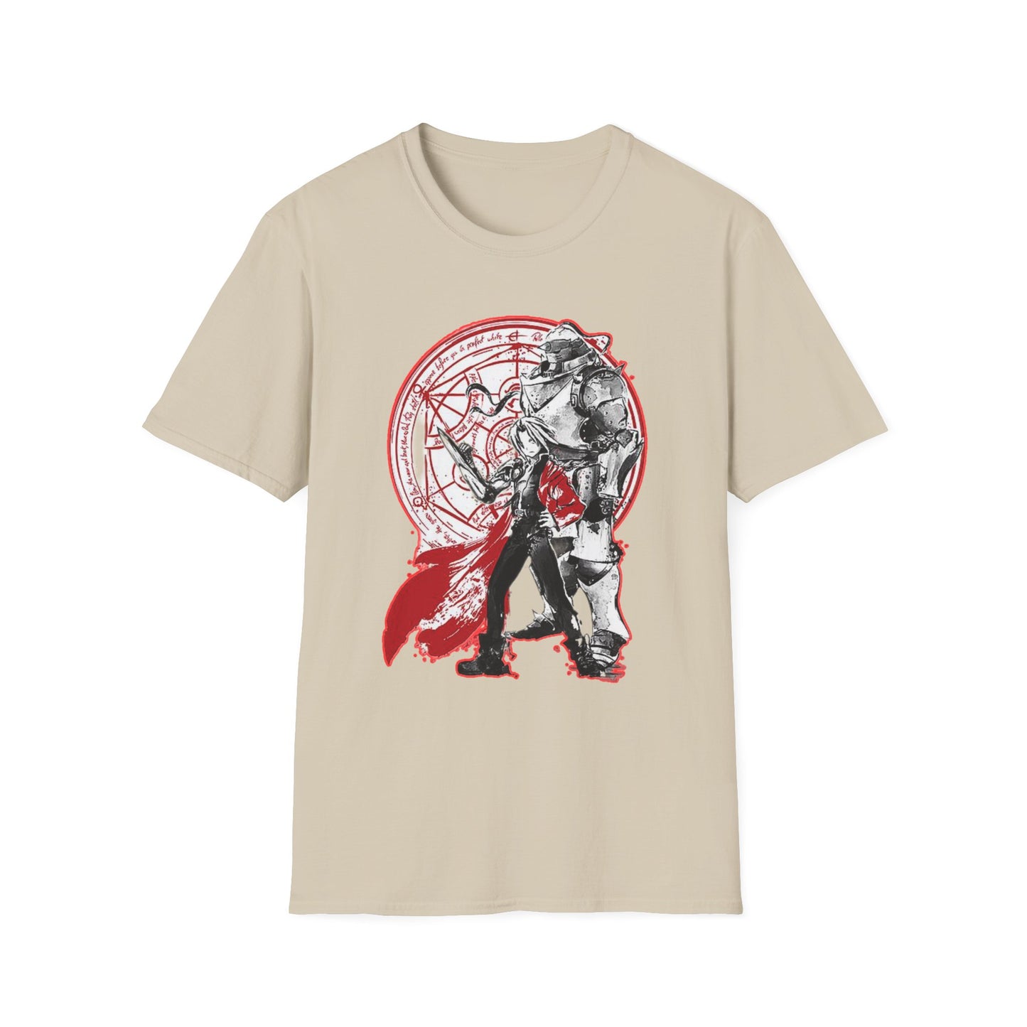 Unisex Graphic fma 2T-Shirt with Alchemist Design – Stylish Casual Wear, Anime Gift, Perfect for Fans, Everyday Comfort, Unique Gift Idea