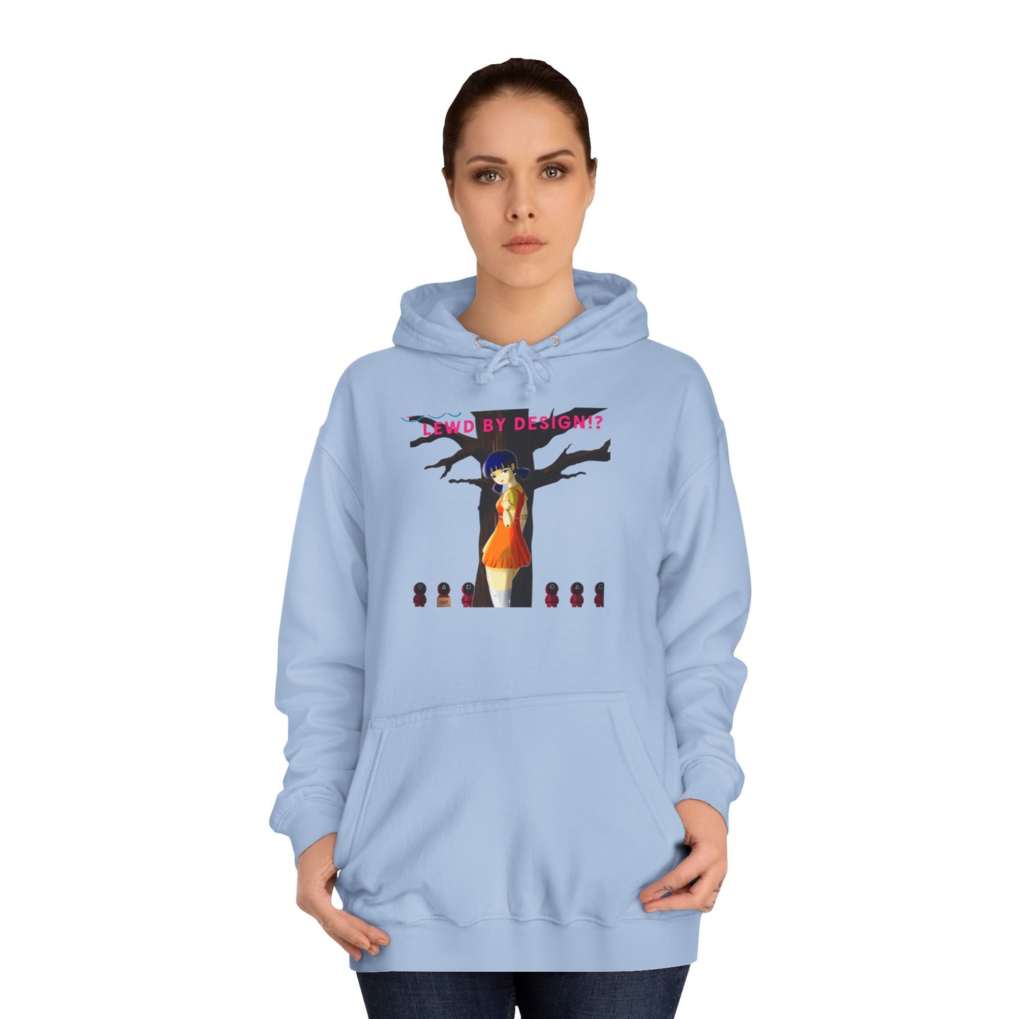 Trendy Anime College Hoodie, Cozy Unisex Sweatshirt, Perfect Gift for Students, Casual Streetwear, Unique Graphic Pullover