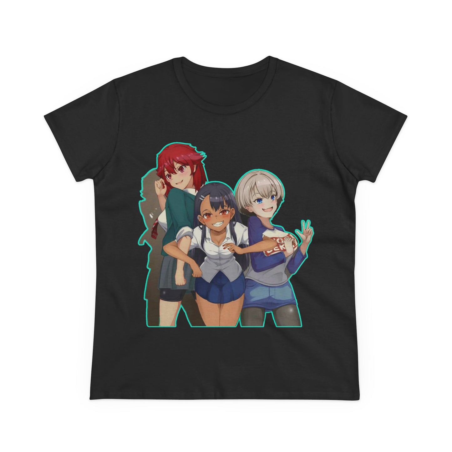 Anime-Inspired Tomo chan is a girl Women's Cotton Tee, Casual Graphic Shirt, Cosplay Tee, Gift for Anime Fans, Cute Manga Shirt