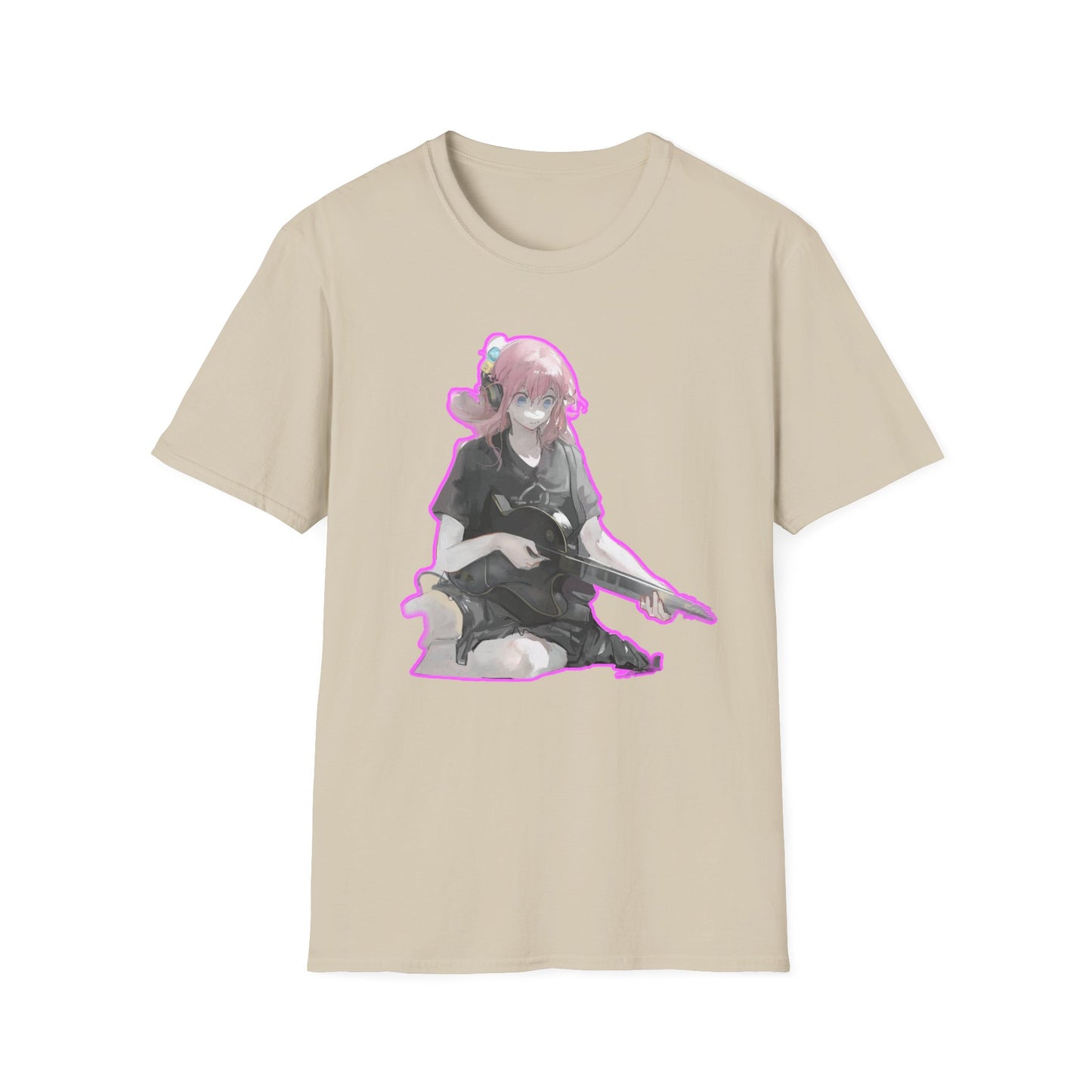 Cool Gamer Girl T-Shirt, Anime Tee, Unisex Softstyle Shirt for Game Lovers, Gift for Birthdays, Casual Wear, Fun Streetwear