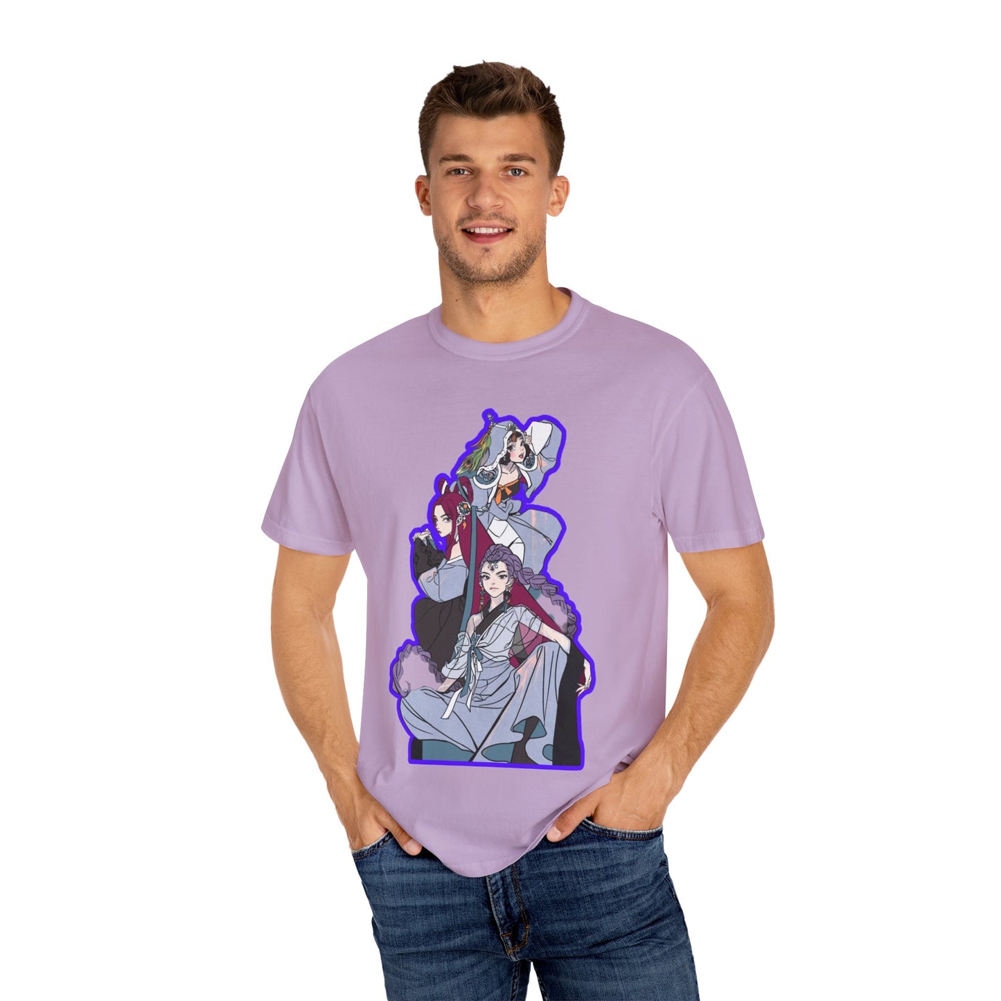 Anime-Inspired kpop Graphic Tee with Bold Text, Perfect for Fans of Japanese Culture, Casual Wear, Anime Conventions, Gift for Otaku