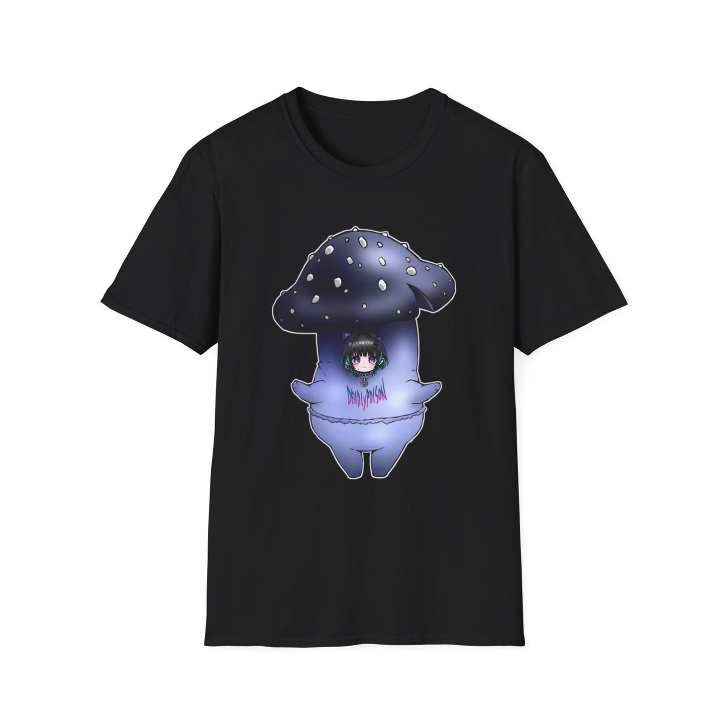 Whimsical Mushroom T-Shirt | Cute Graphic Tee, Softstyle Tee for Festivals, Gifts, Casual Wear, Unisex Apparel