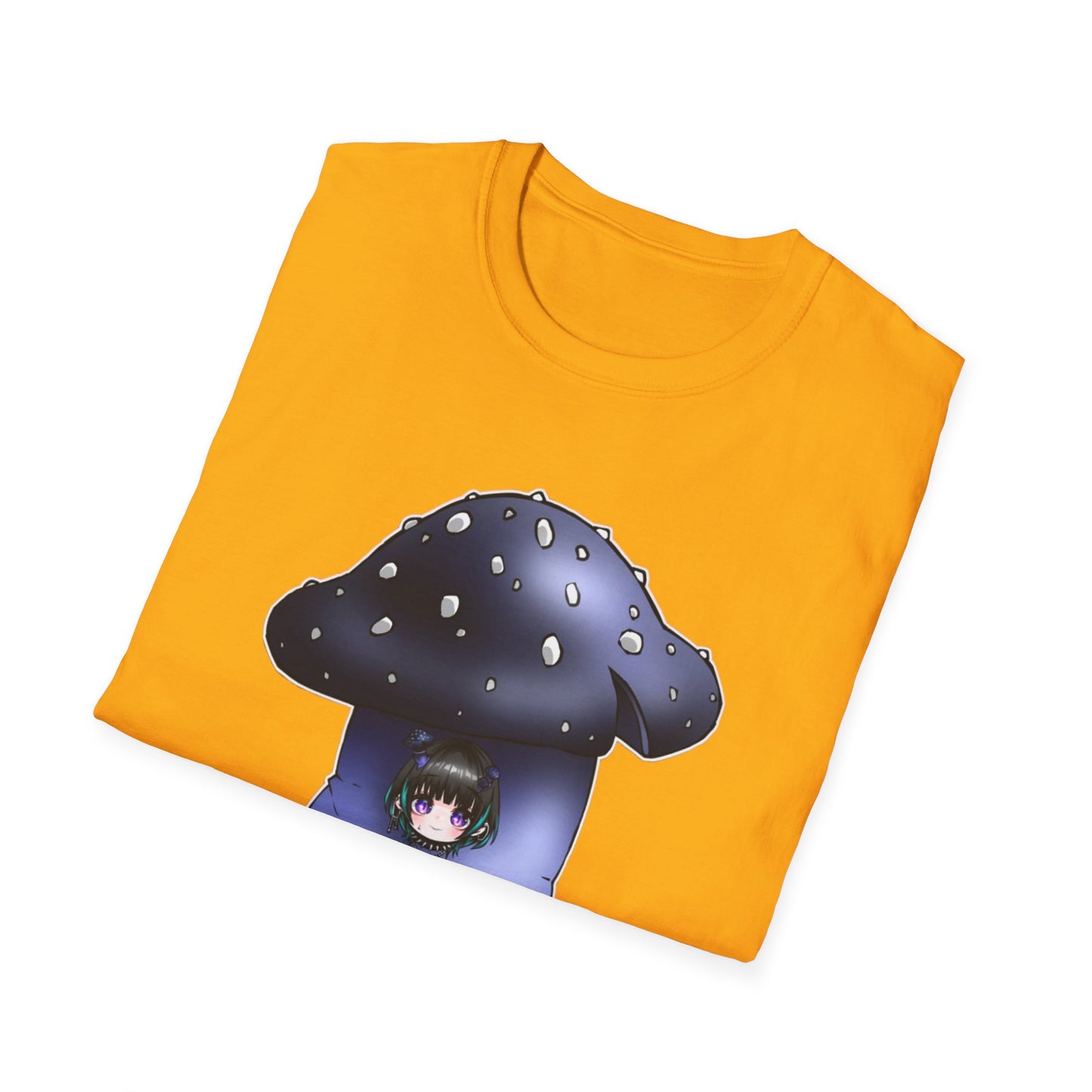 Whimsical Mushroom T-Shirt | Cute Graphic Tee, Softstyle Tee for Festivals, Gifts, Casual Wear, Unisex Apparel