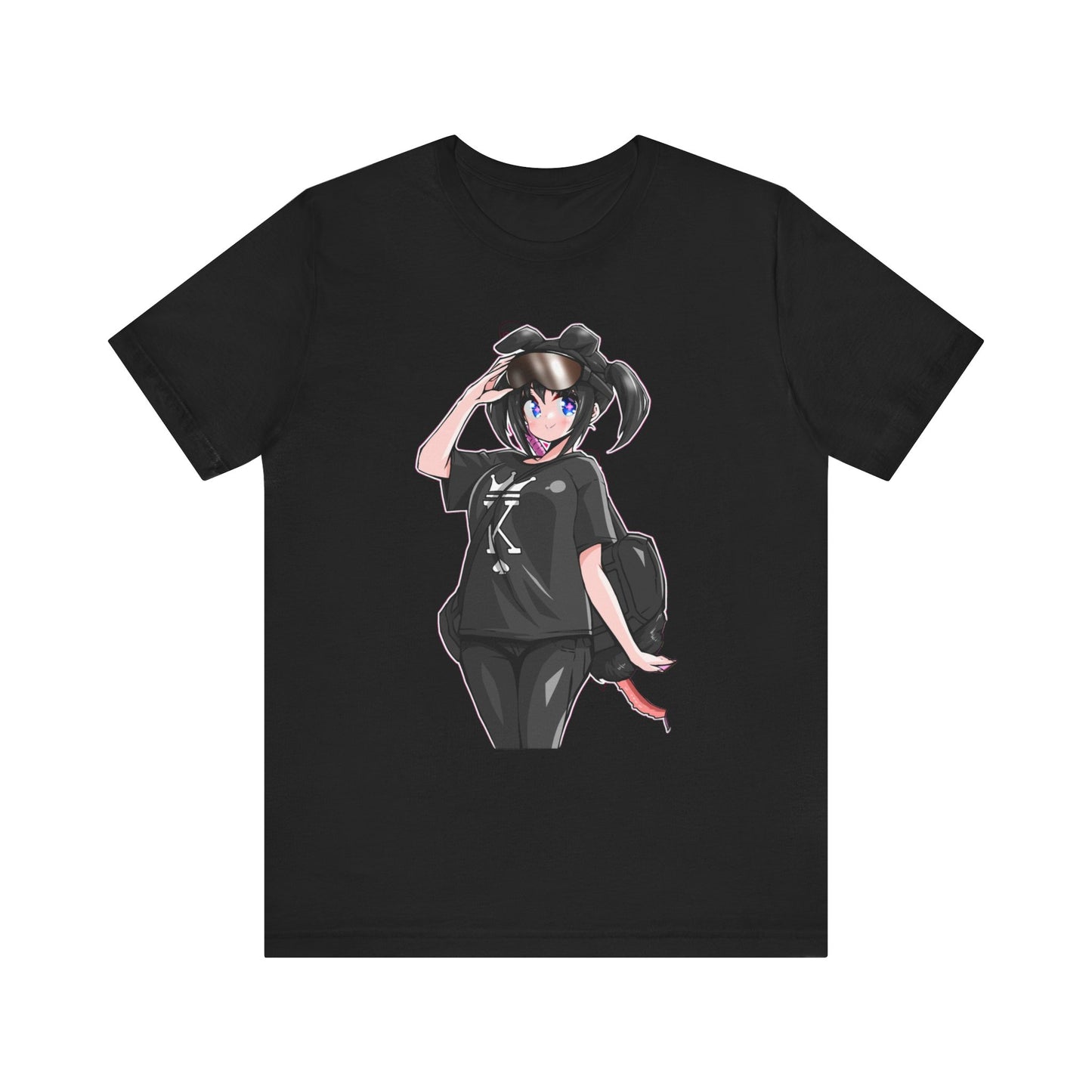Lewd Anime-Themed Unisex Tee for Fans, Cute Graphic T-Shirt, Comfortable Everyday Wear, Perfect Gift for Anime Lovers, Stylish Casual Top