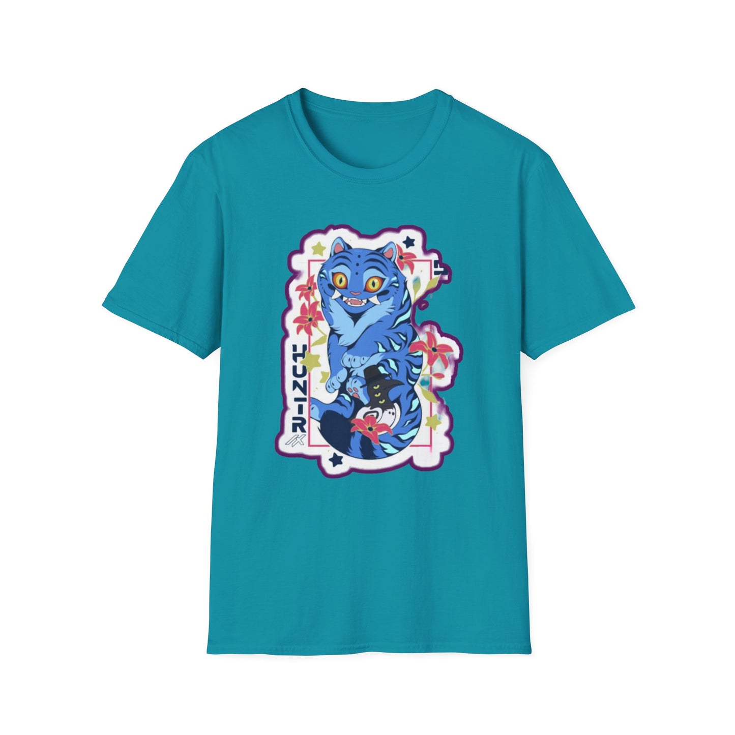Whimsical Cartoon idol tiger 2 Graphic T-Shirt, Fun Unisex Tee for Kids and Teens, Perfect for Birthdays, Gifts, Casual Wear, Unique Playful Design
