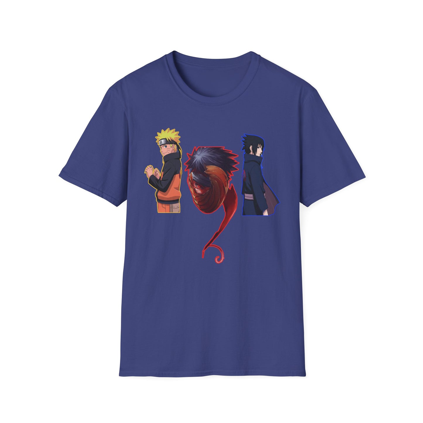 Anime-Inspired Naruto 5 Unisex Softstyle T-Shirt, Graphic Tee for Fans, Casual Wear, Gift for Birthdays, Cosplay, and Conventions