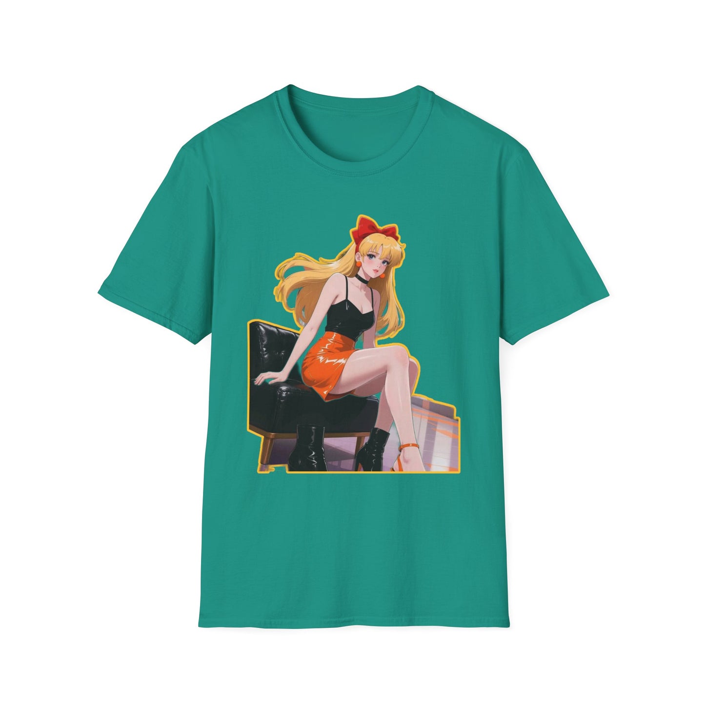 Anime-Inspired sailor moon 3 Unisex T-Shirt with Playful Chic Design, Casual Wear, Anime Fans, Gifts for Friends, Summer Fashion, Unique Graphic Tee
