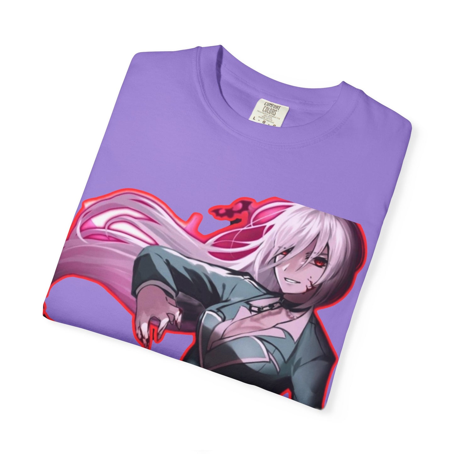 Anime-Themed T-Shirt Featuring Bold Artwork