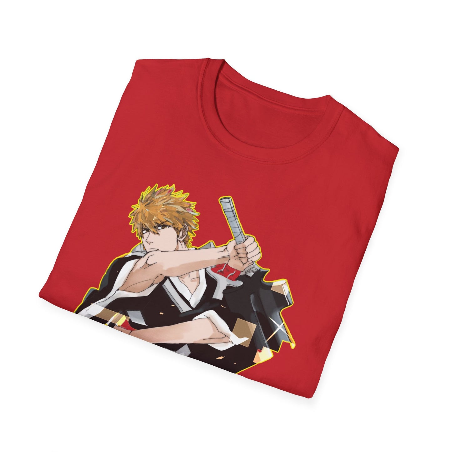 Bleach 12 Anime Unisex T-Shirt, Ichigo Graphic Tee, Softstyle Shirt, Gift for Fans, Casual Wear, Anime Merchandise
