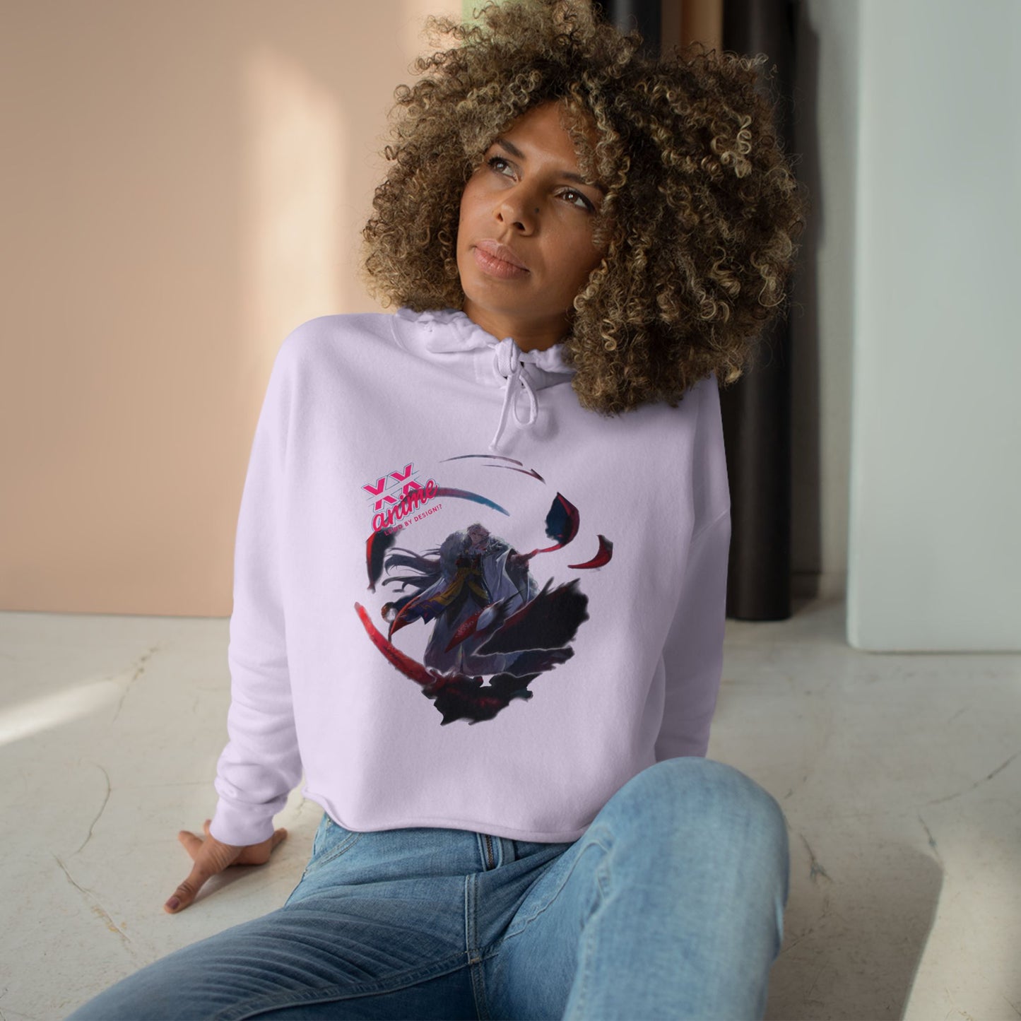 Anime Crop Hoodie, Stylish Hoodie for Anime Lovers, Gift for Anime Fans, Perfect for Casual Wear, Fashionable Anime Apparel, Cozy and Trendy