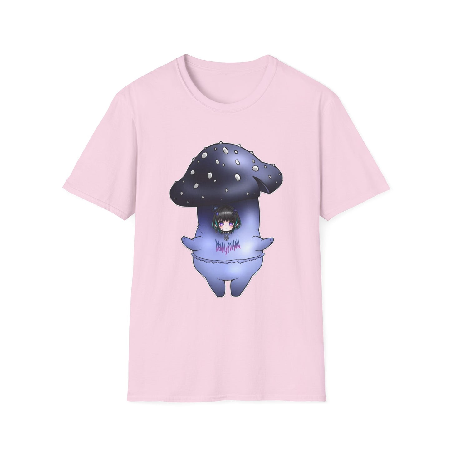 Whimsical Mushroom T-Shirt | Cute Graphic Tee, Softstyle Tee for Festivals, Gifts, Casual Wear, Unisex Apparel