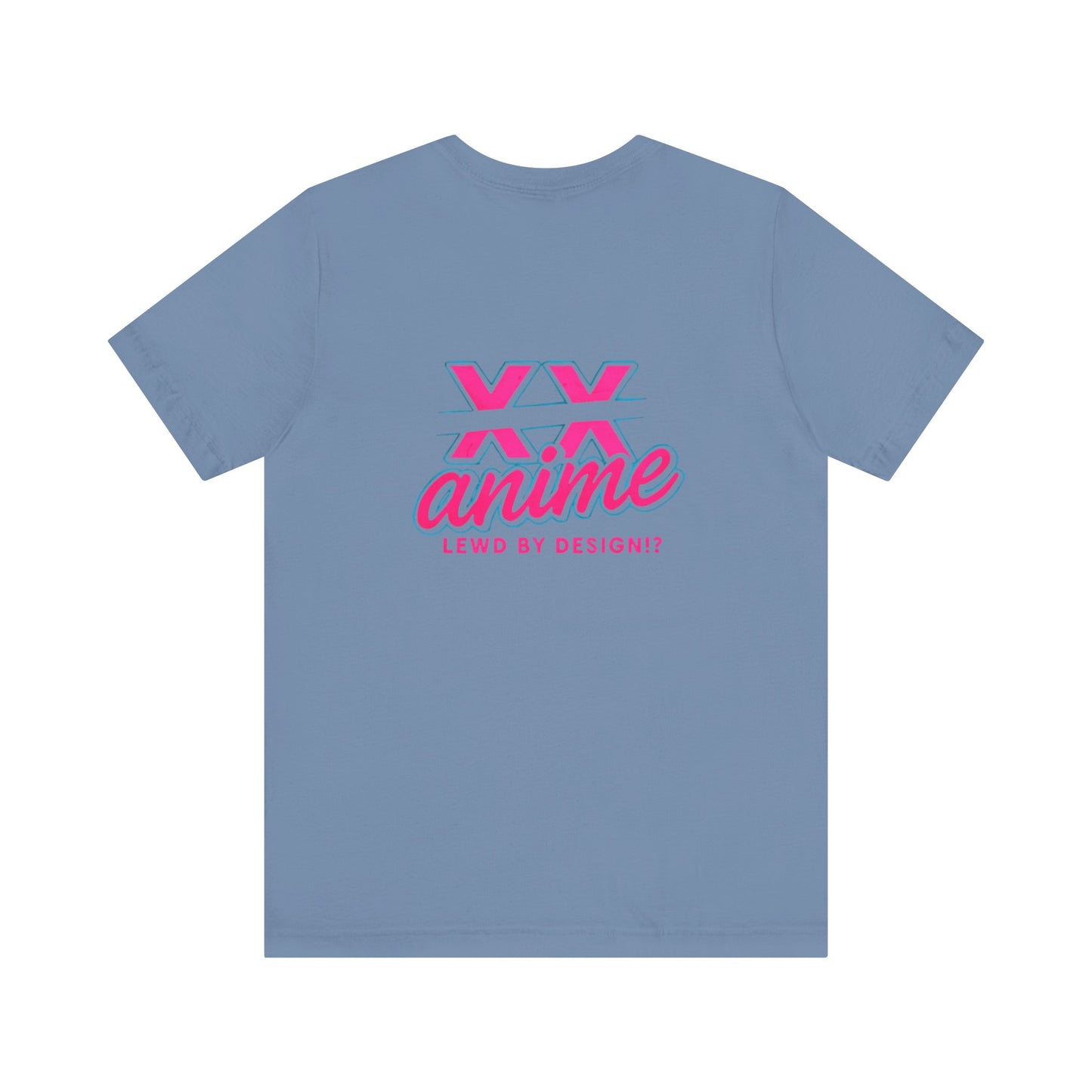 Lewd Anime-Themed Unisex Tee for Fans, Cute Graphic T-Shirt, Comfortable Everyday Wear, Perfect Gift for Anime Lovers, Stylish Casual Top