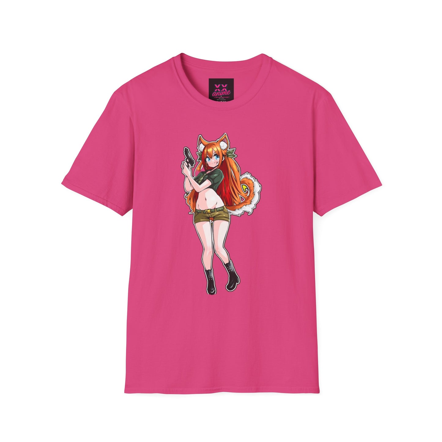 Anime lewd Graphic Tee, Casual Unisex T-Shirt, Trendy Character Shirt, Cute Gift for Anime Lovers, Streetwear for Fans