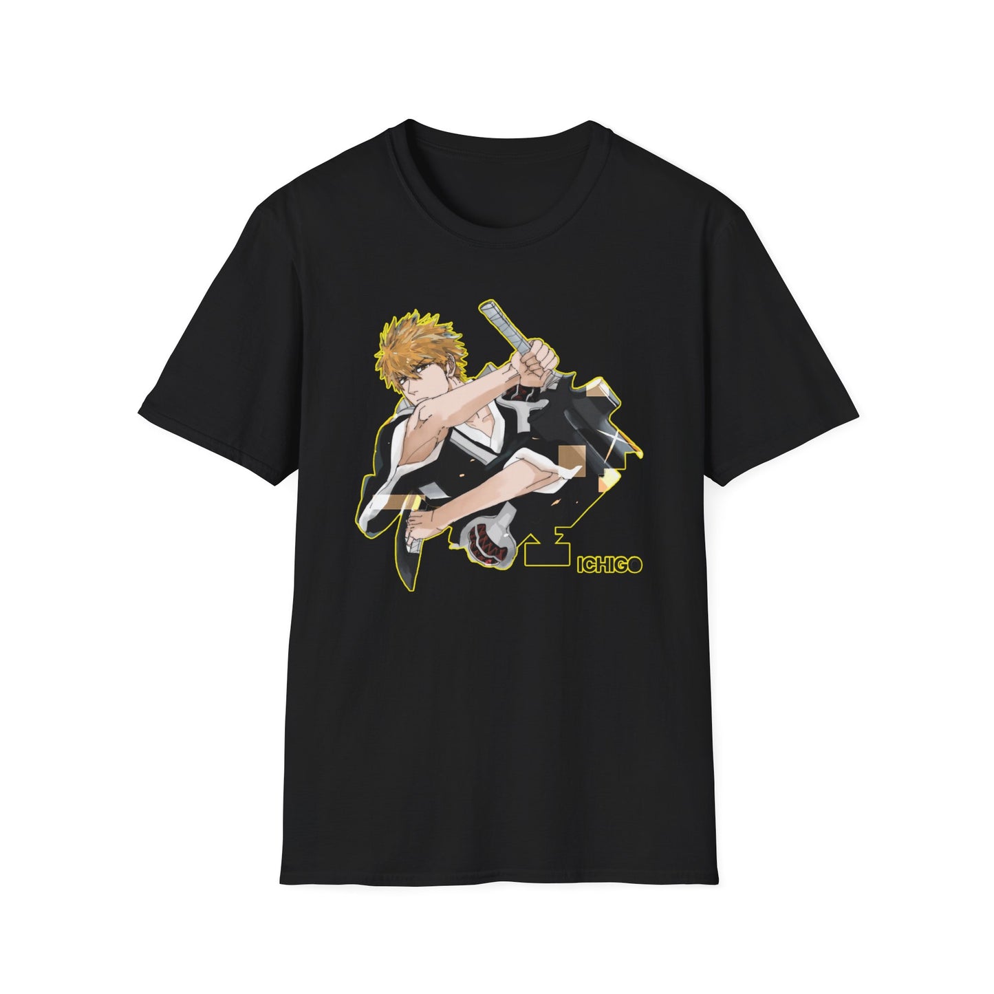 Bleach 12 Anime Unisex T-Shirt, Ichigo Graphic Tee, Softstyle Shirt, Gift for Fans, Casual Wear, Anime Merchandise