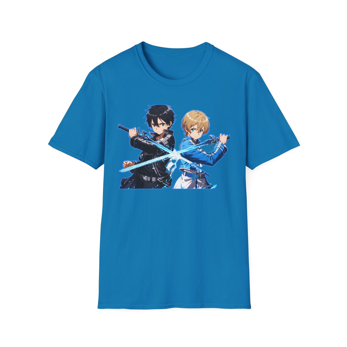 Anime-Inspired sao 10 Unisex Softstyle T-Shirt, Casual Wear, Gift for Otaku, Birthday Present, Soft Graphic Tee