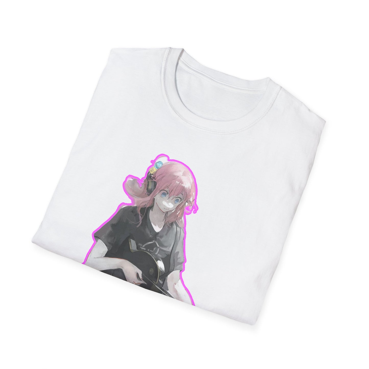 Cool Gamer Girl T-Shirt, Anime Tee, Unisex Softstyle Shirt for Game Lovers, Gift for Birthdays, Casual Wear, Fun Streetwear