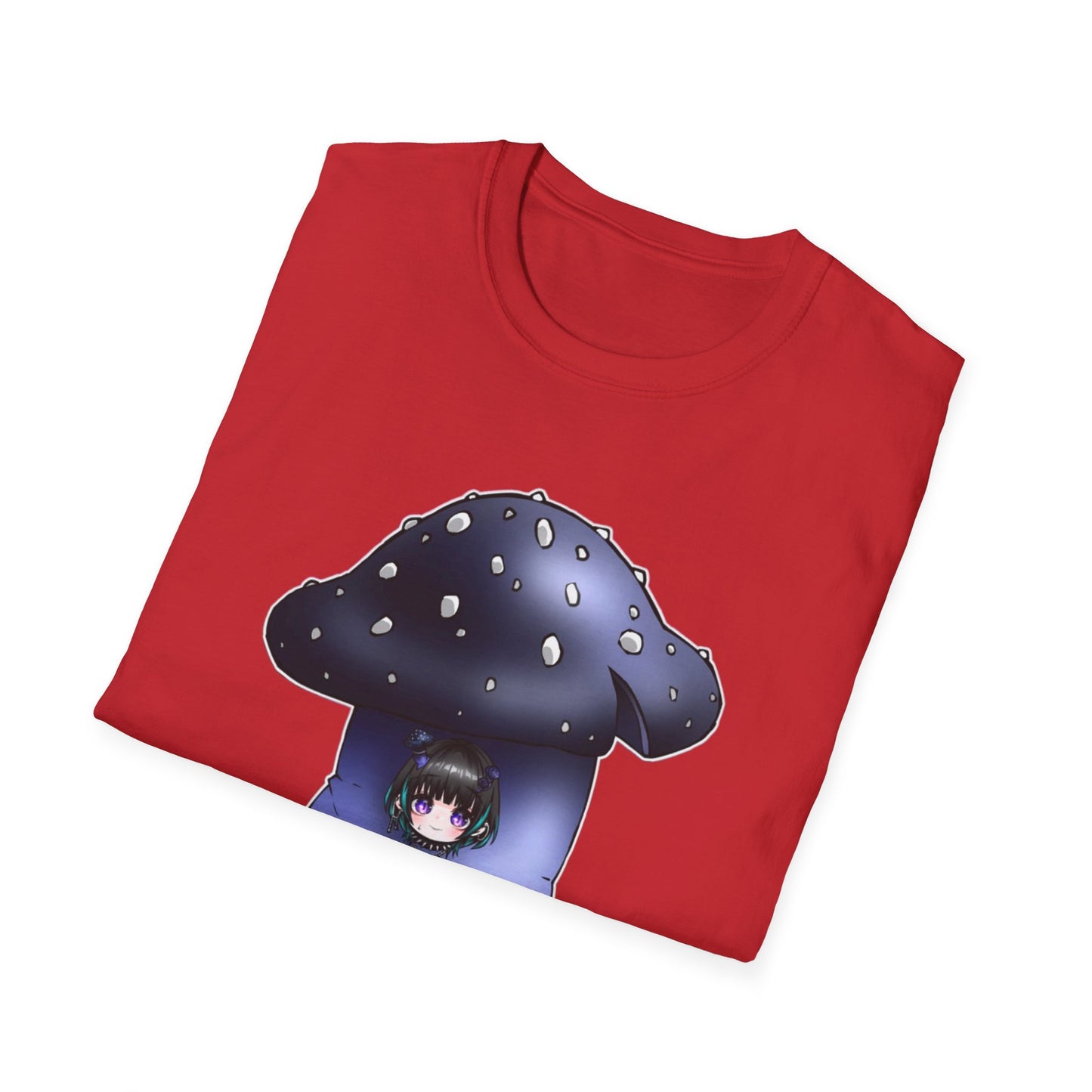 Whimsical Mushroom T-Shirt | Cute Graphic Tee, Softstyle Tee for Festivals, Gifts, Casual Wear, Unisex Apparel