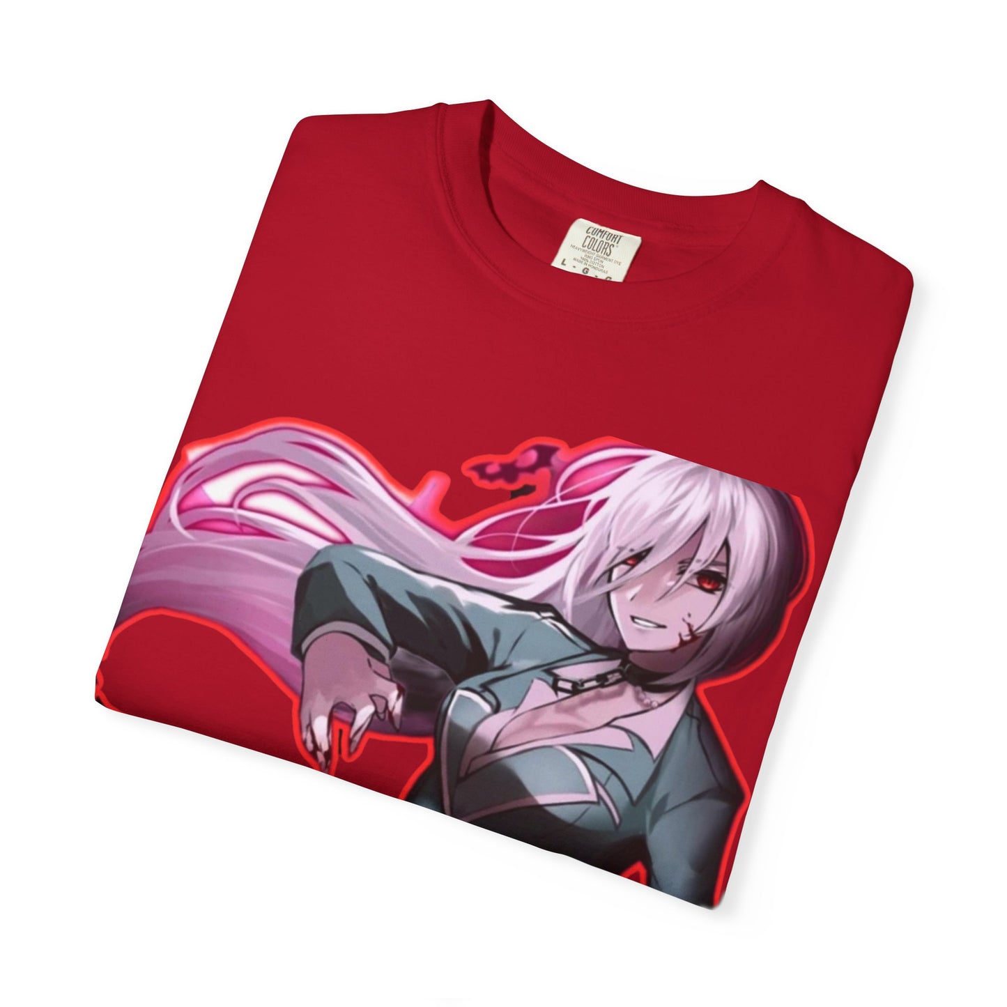 Anime-Themed T-Shirt Featuring Bold Artwork