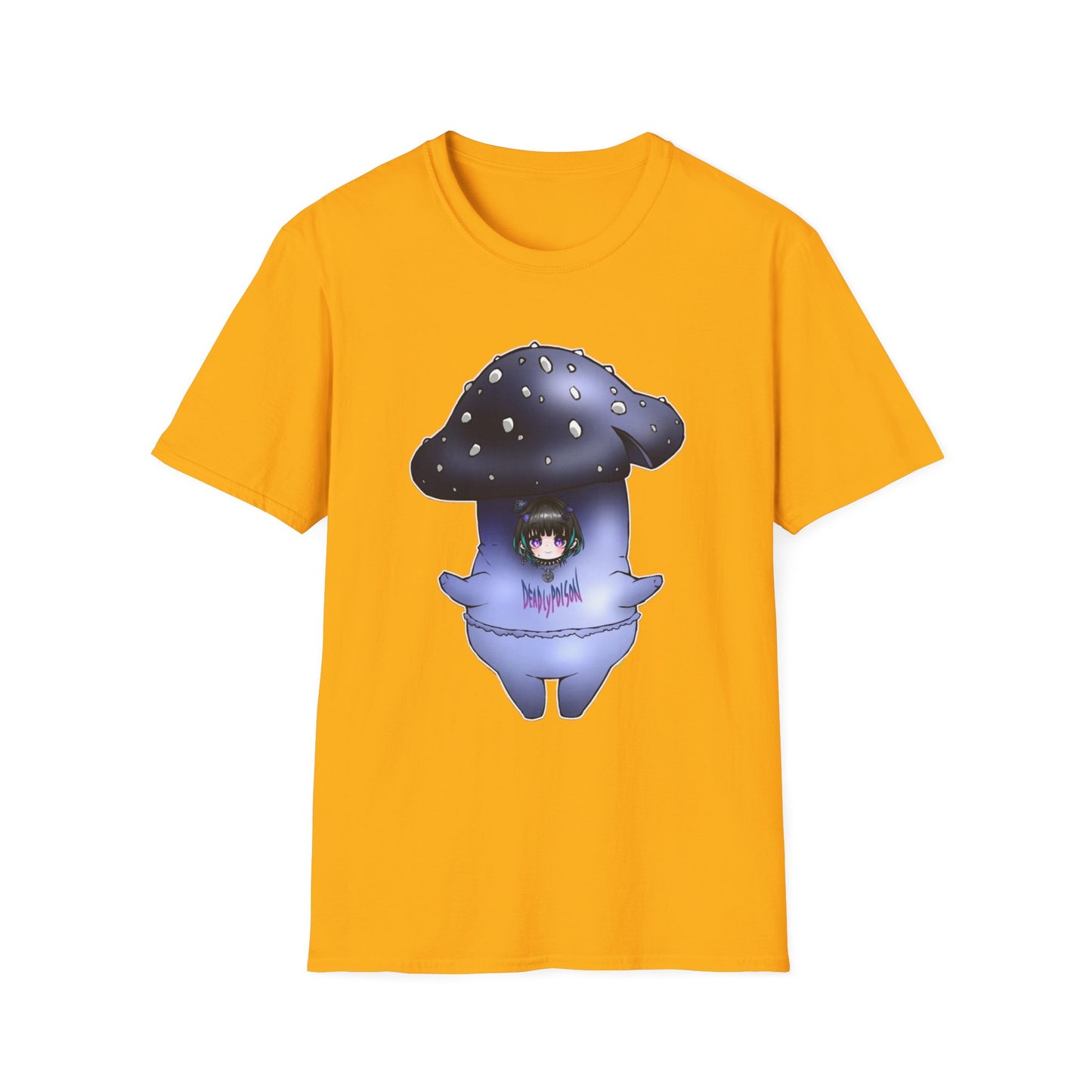Whimsical Mushroom T-Shirt | Cute Graphic Tee, Softstyle Tee for Festivals, Gifts, Casual Wear, Unisex Apparel