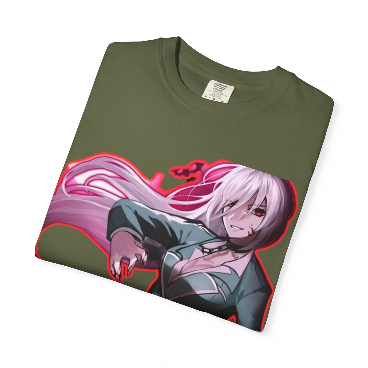 Anime-Themed T-Shirt Featuring Bold Artwork