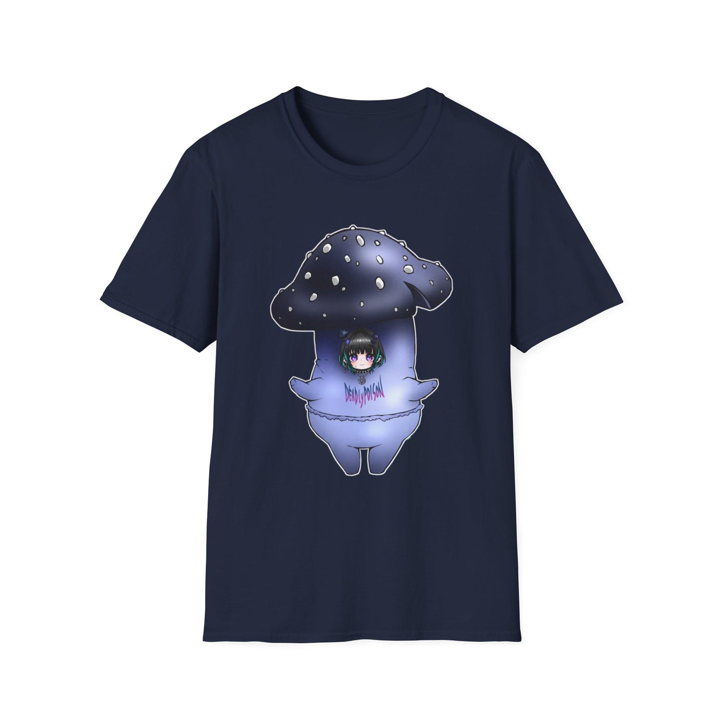Whimsical Mushroom T-Shirt | Cute Graphic Tee, Softstyle Tee for Festivals, Gifts, Casual Wear, Unisex Apparel
