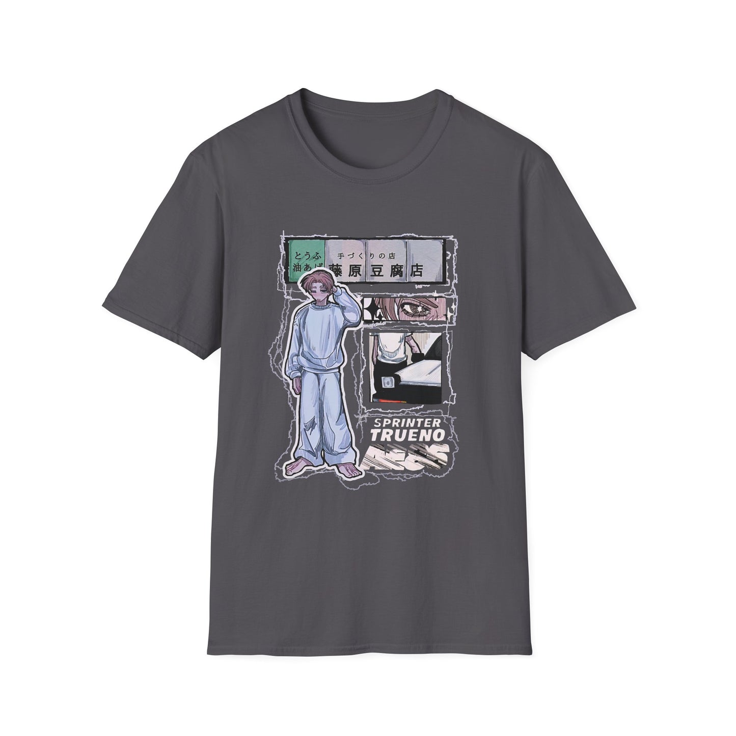 Whimsical Artistic initial D 10 Unisex Softstyle T-Shirt, Casual Wear, Graphic Tee, Creative Gift, Everyday Fashion, Unique Art Top