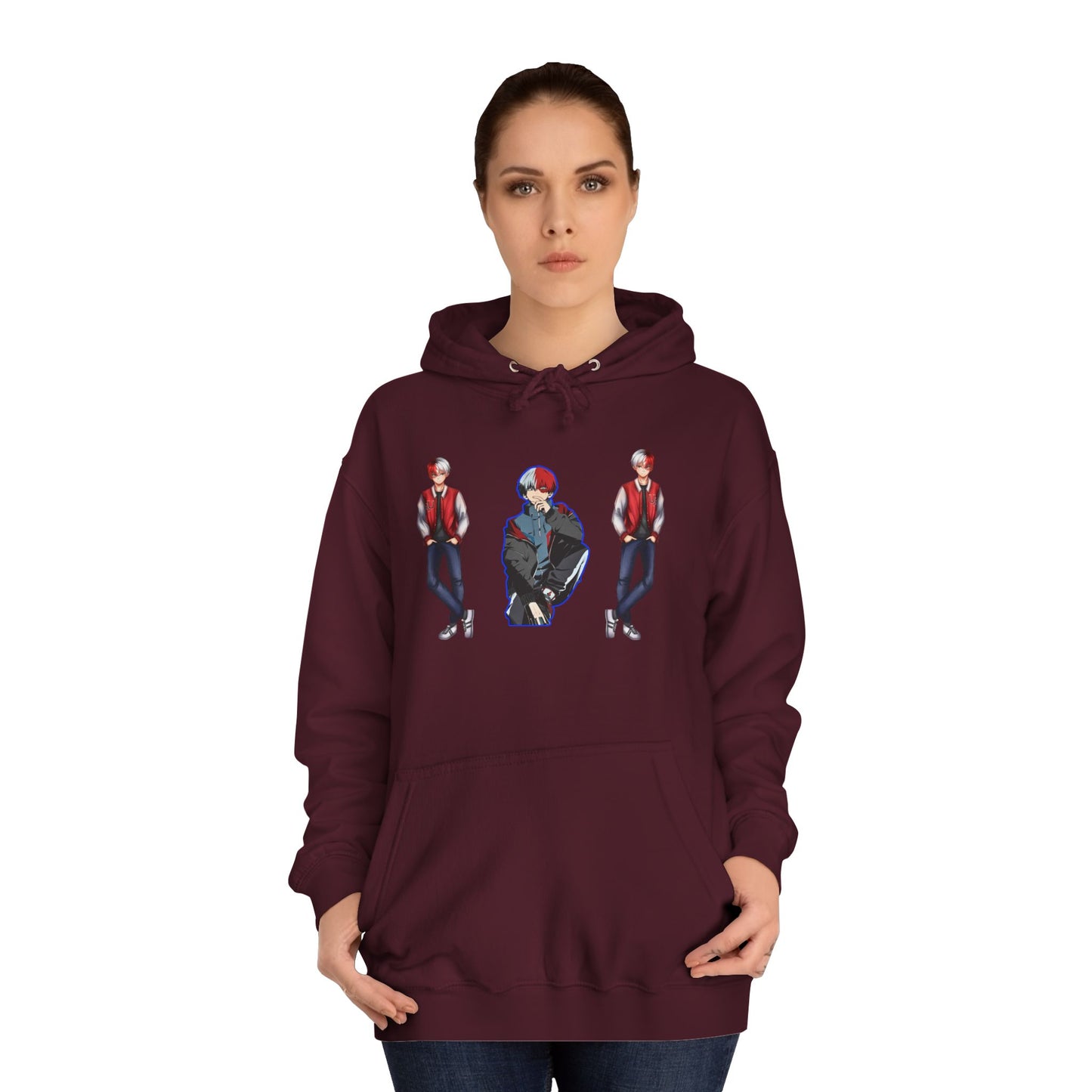 Hero school toto style Hoodie, Cozy Casual Wear, Gift for Students, Streetwear, Music Events, College Hoodie, Graphic Sweater